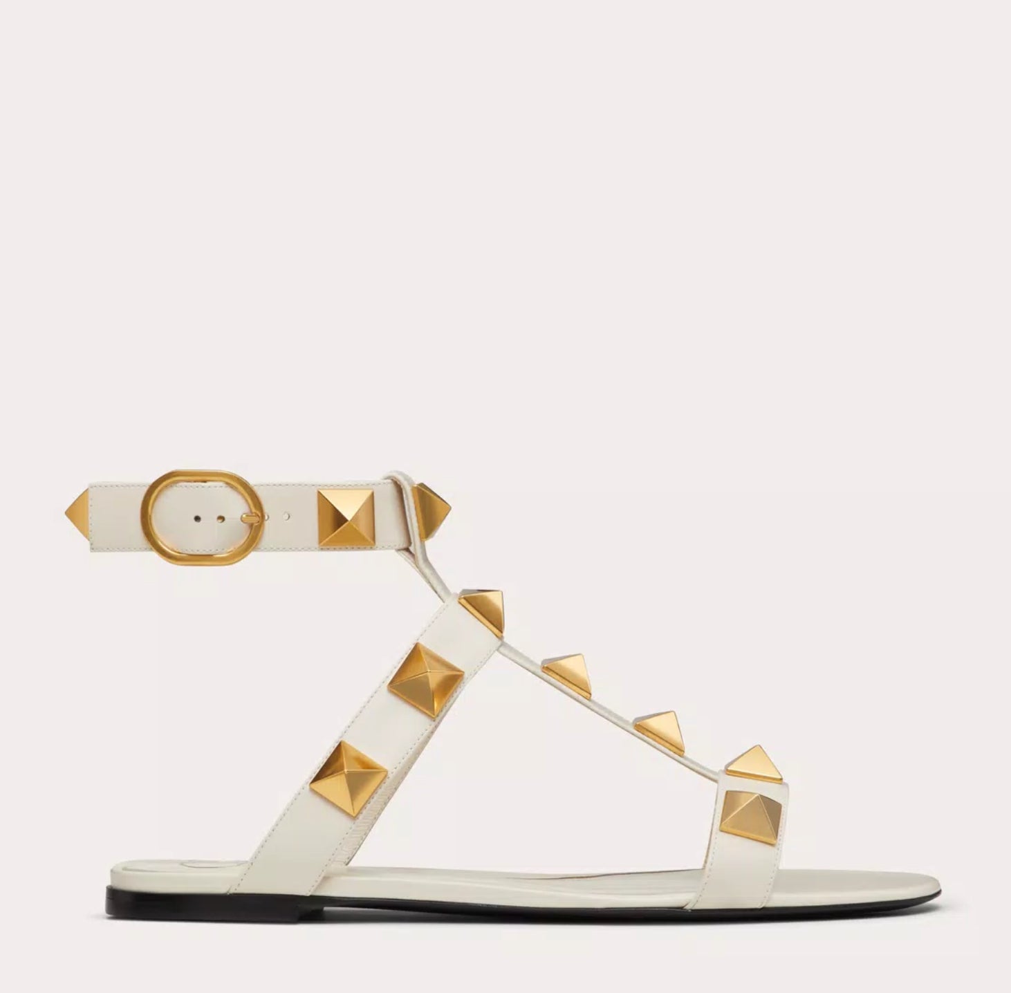 Valentino Roman Stud Flat Sandal
