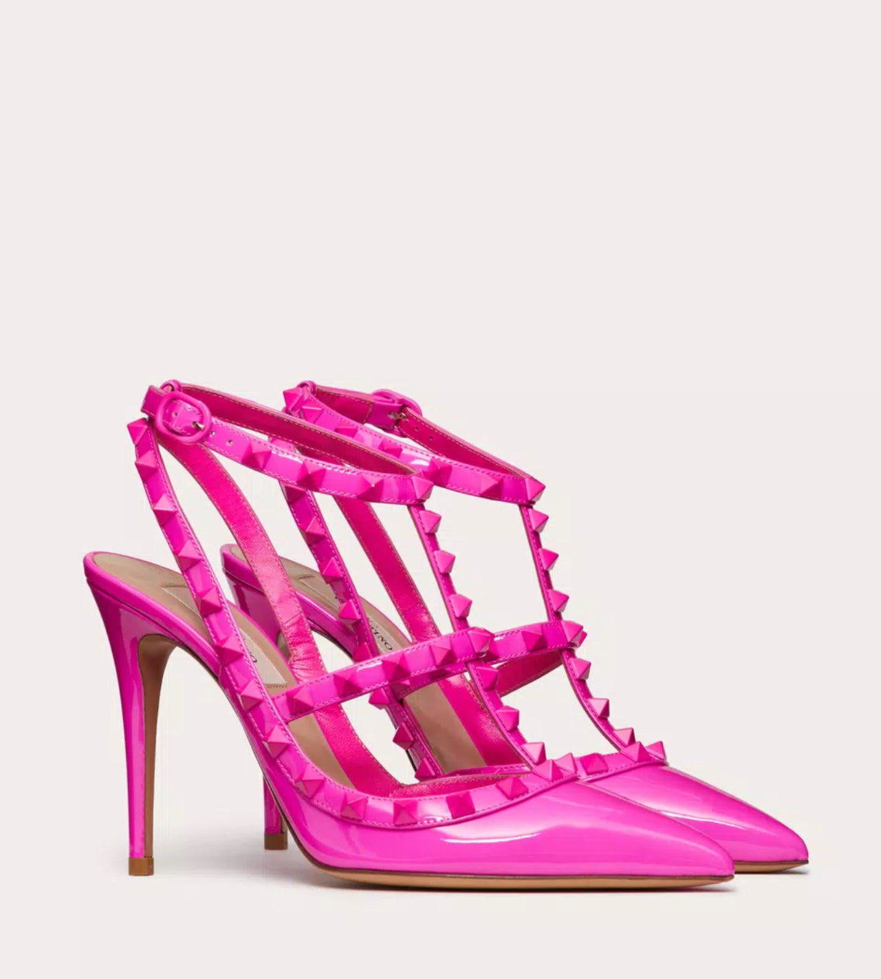 Valentino Rockstud Ankle Strap Pump