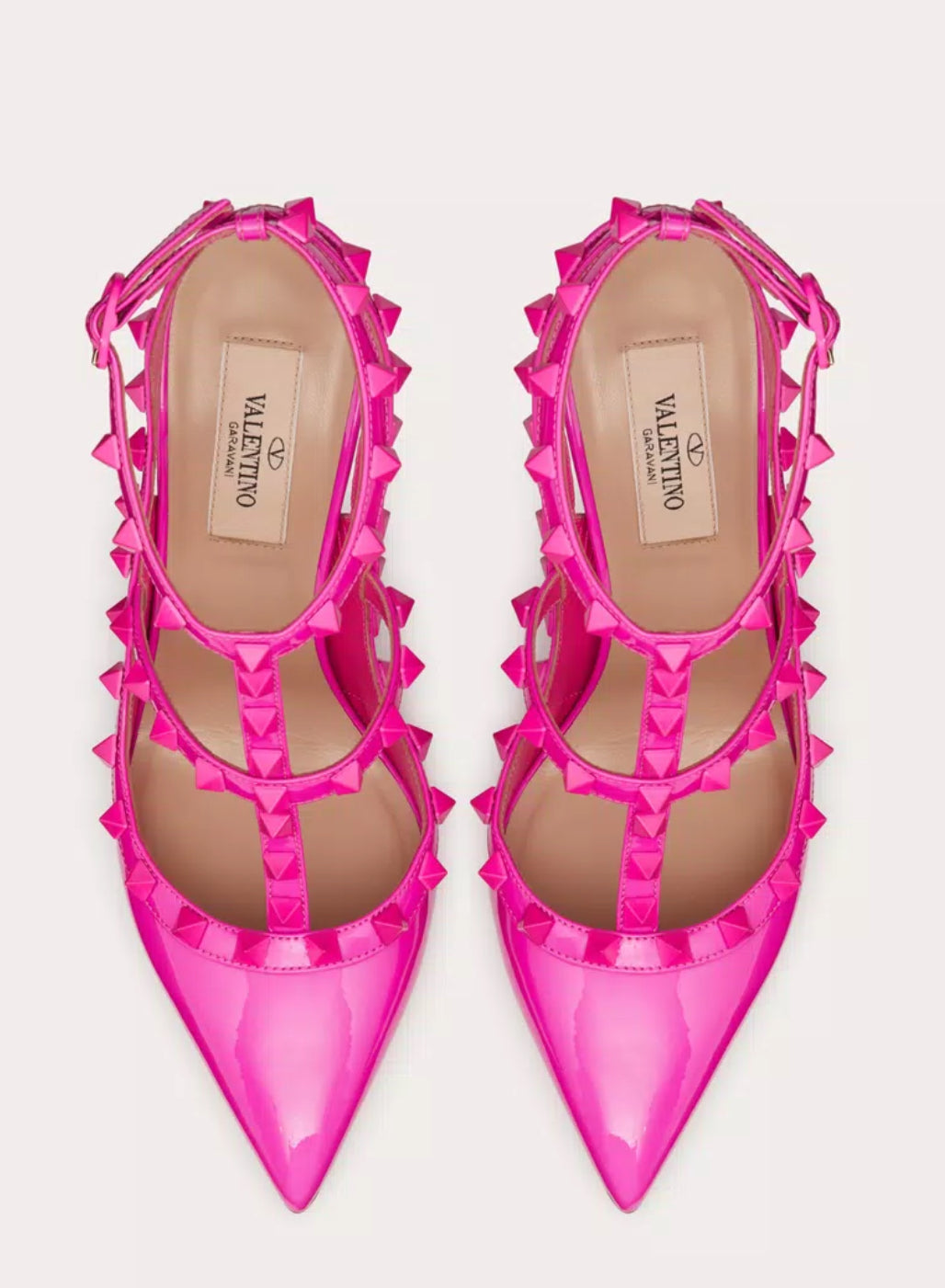 Valentino Rockstud Ankle Strap Pump