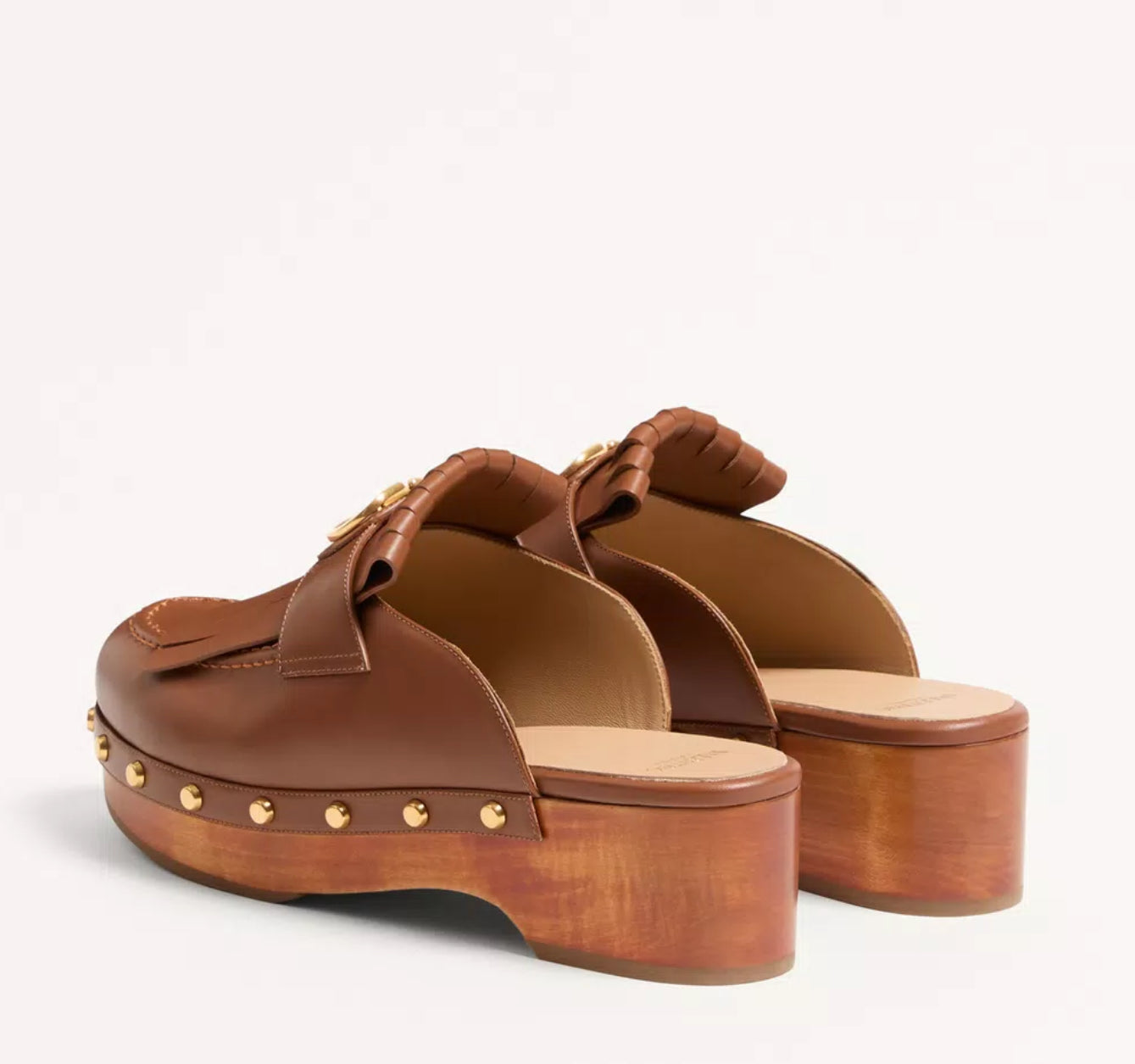 Valentino V-Logo Signature Fringed Clog