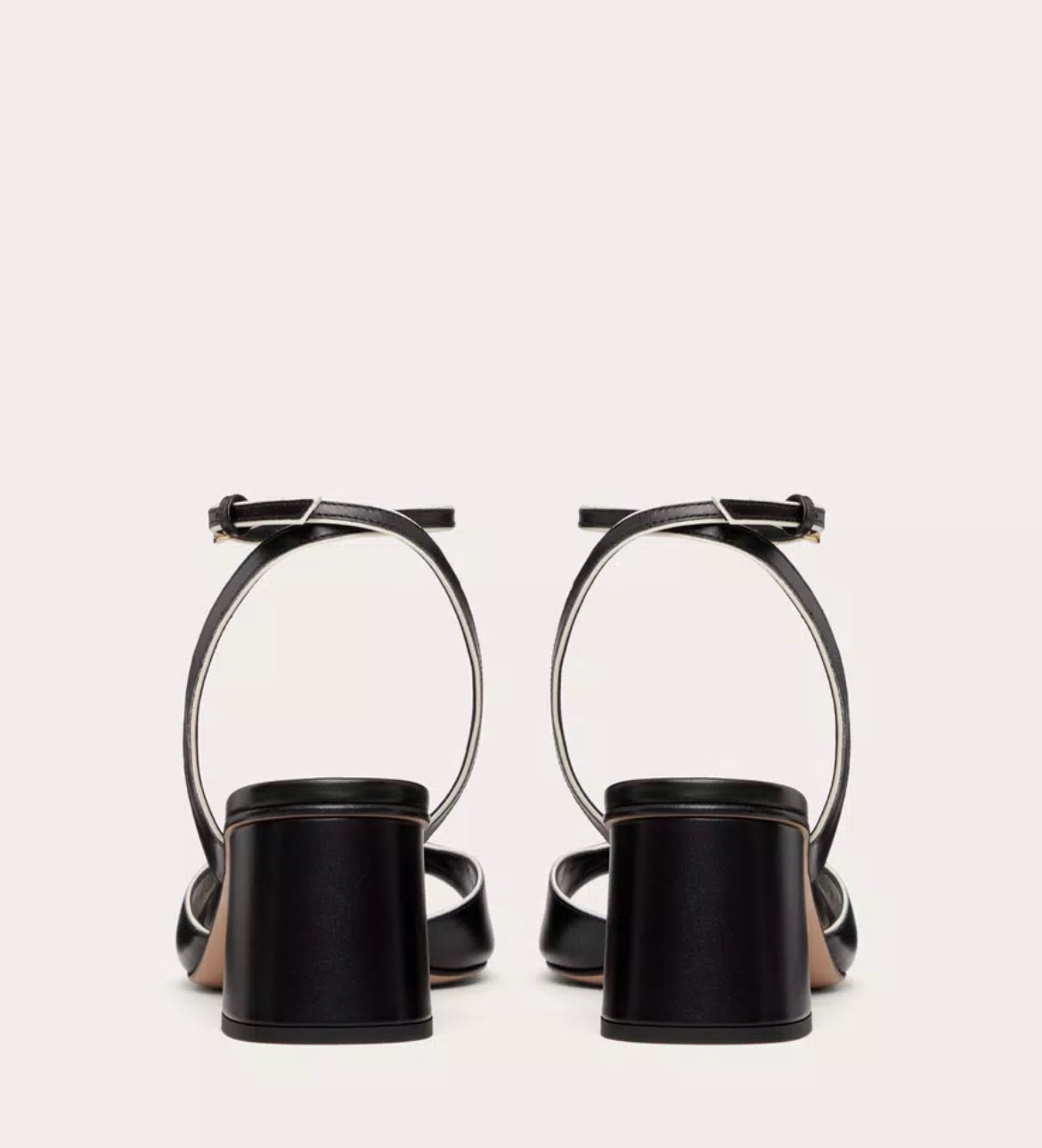 Valentino V-Logo Leather Sandal