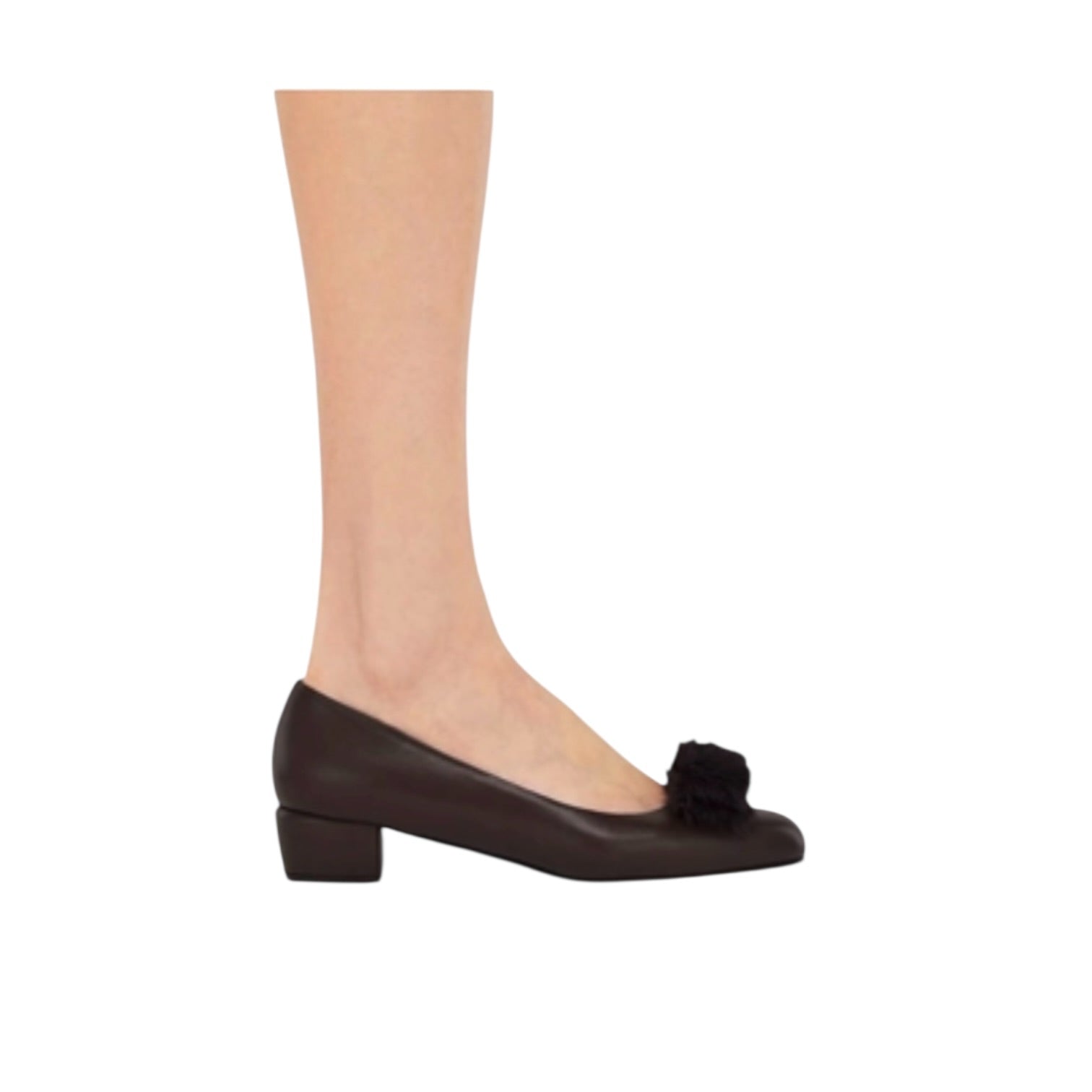 Ferragamo Vara Fur Scarpa