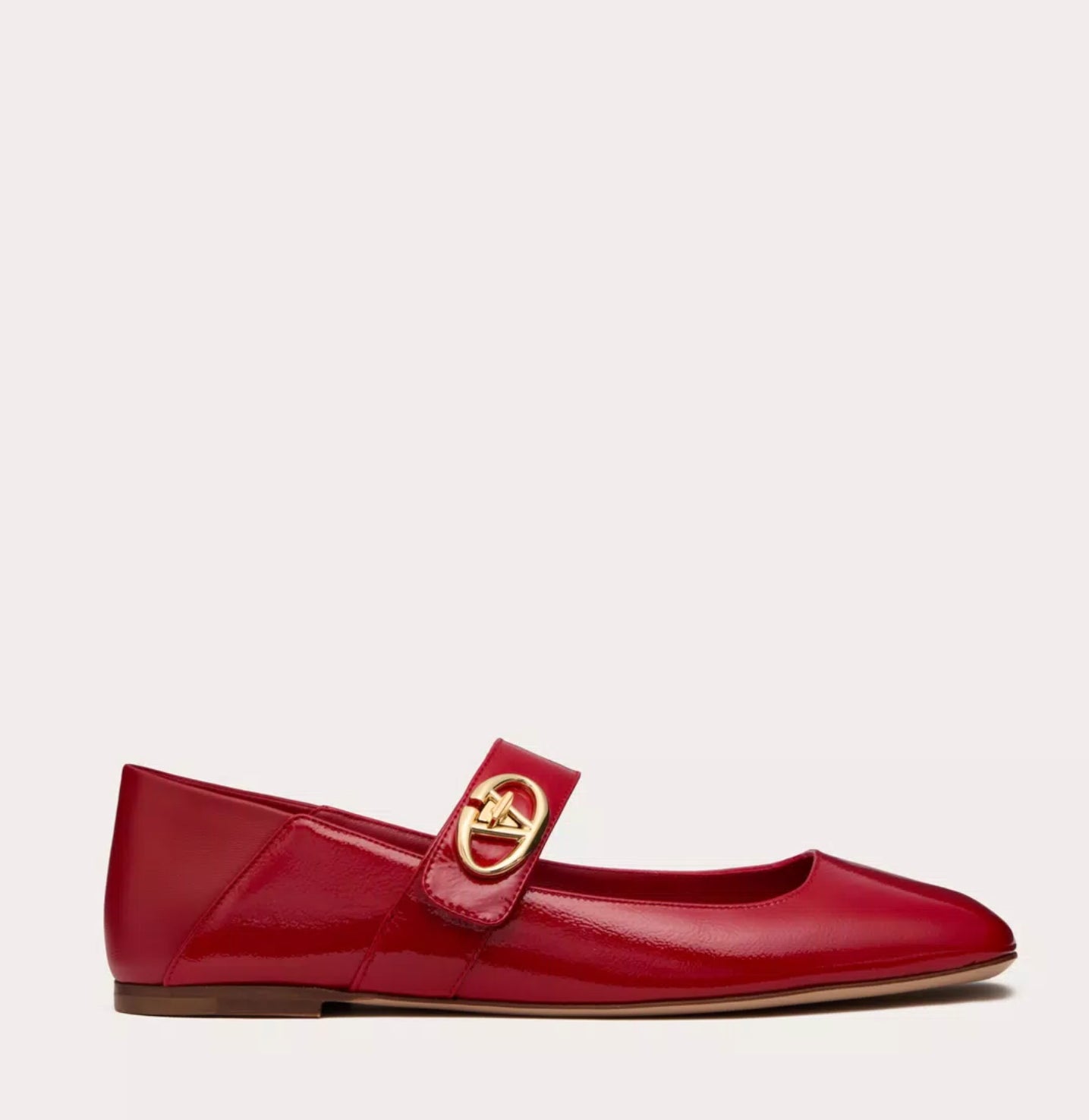 Valentino Mary Jane V-Logo Ballerina Flat