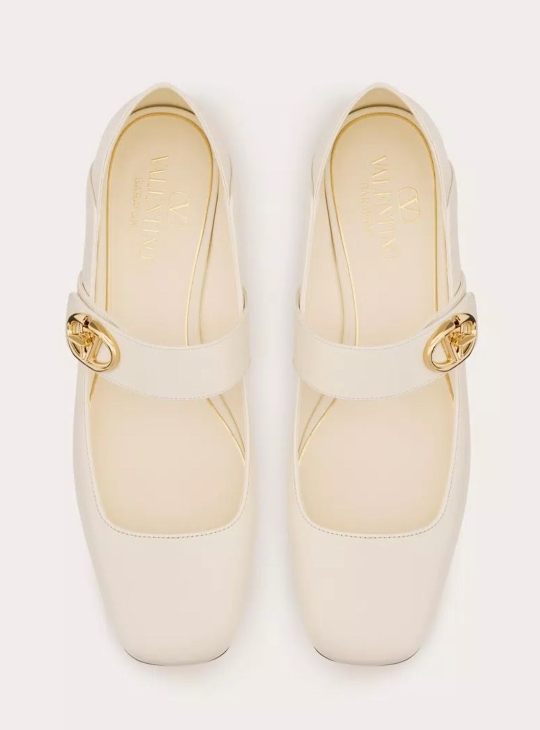 Valentino Mary Jane V-Logo Ballerina Flat