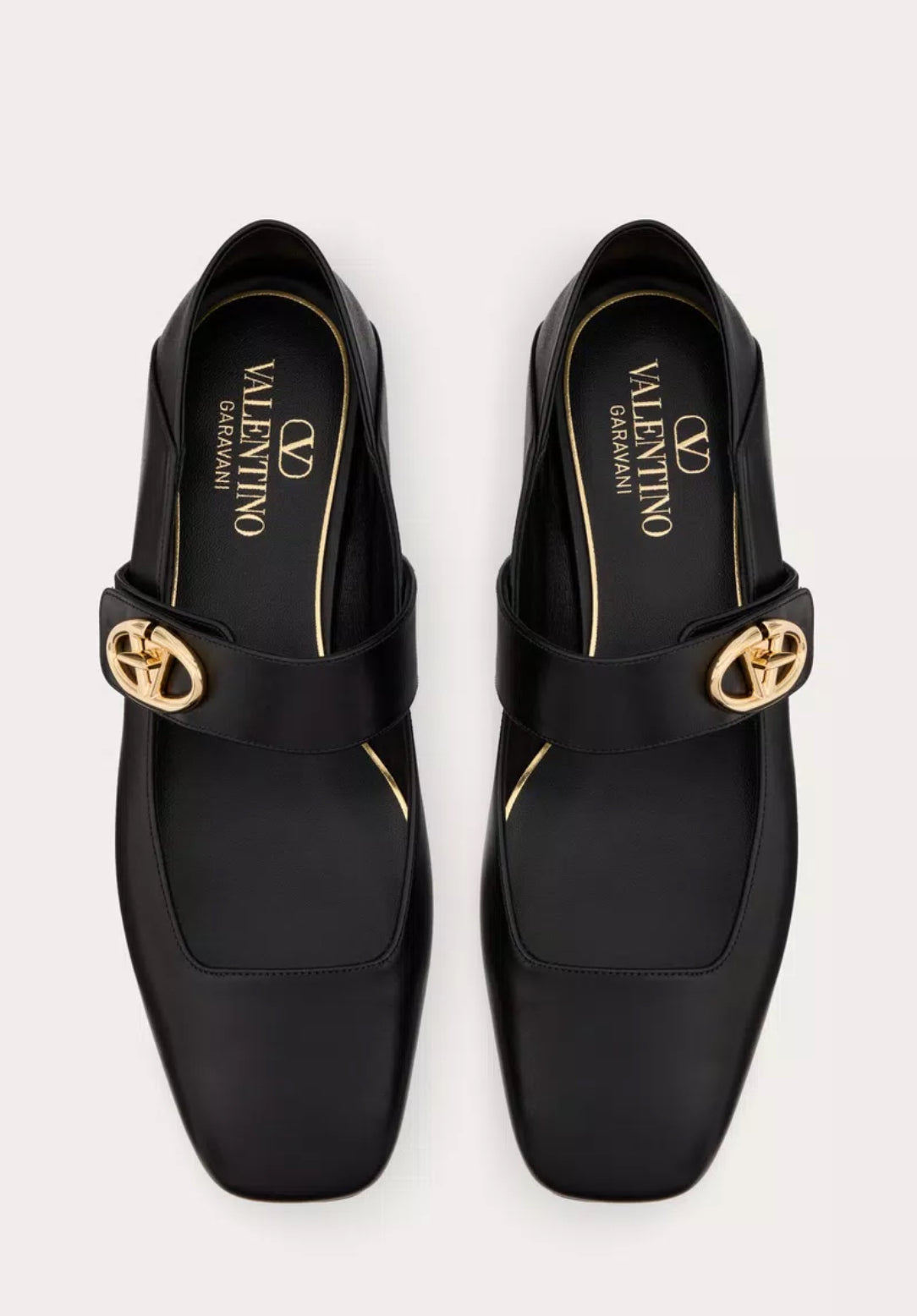 Valentino Mary Jane V-Logo Ballerina Flat