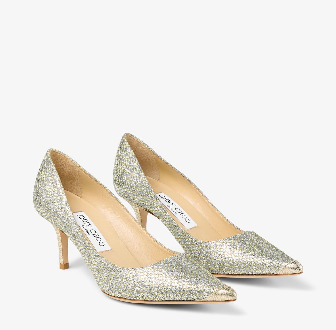 Jimmy Choo Aurora Glitter Pumps
