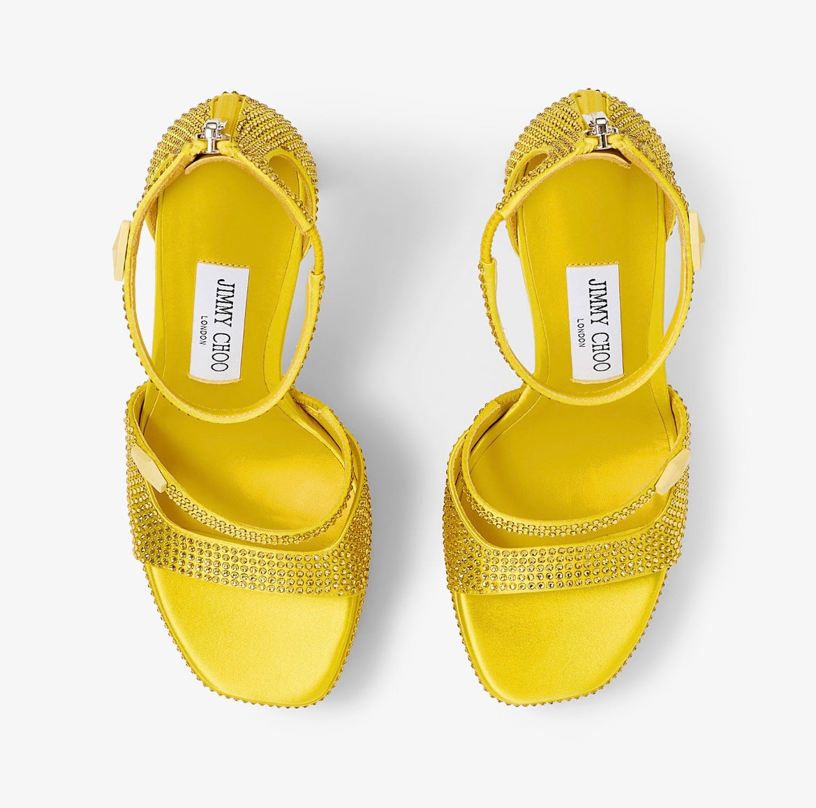 Jimmy Choo Clarissa Crystal Platforms