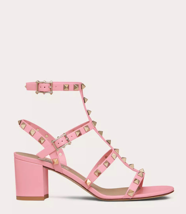 Valentino Rockstud Ankle Strap Sandal