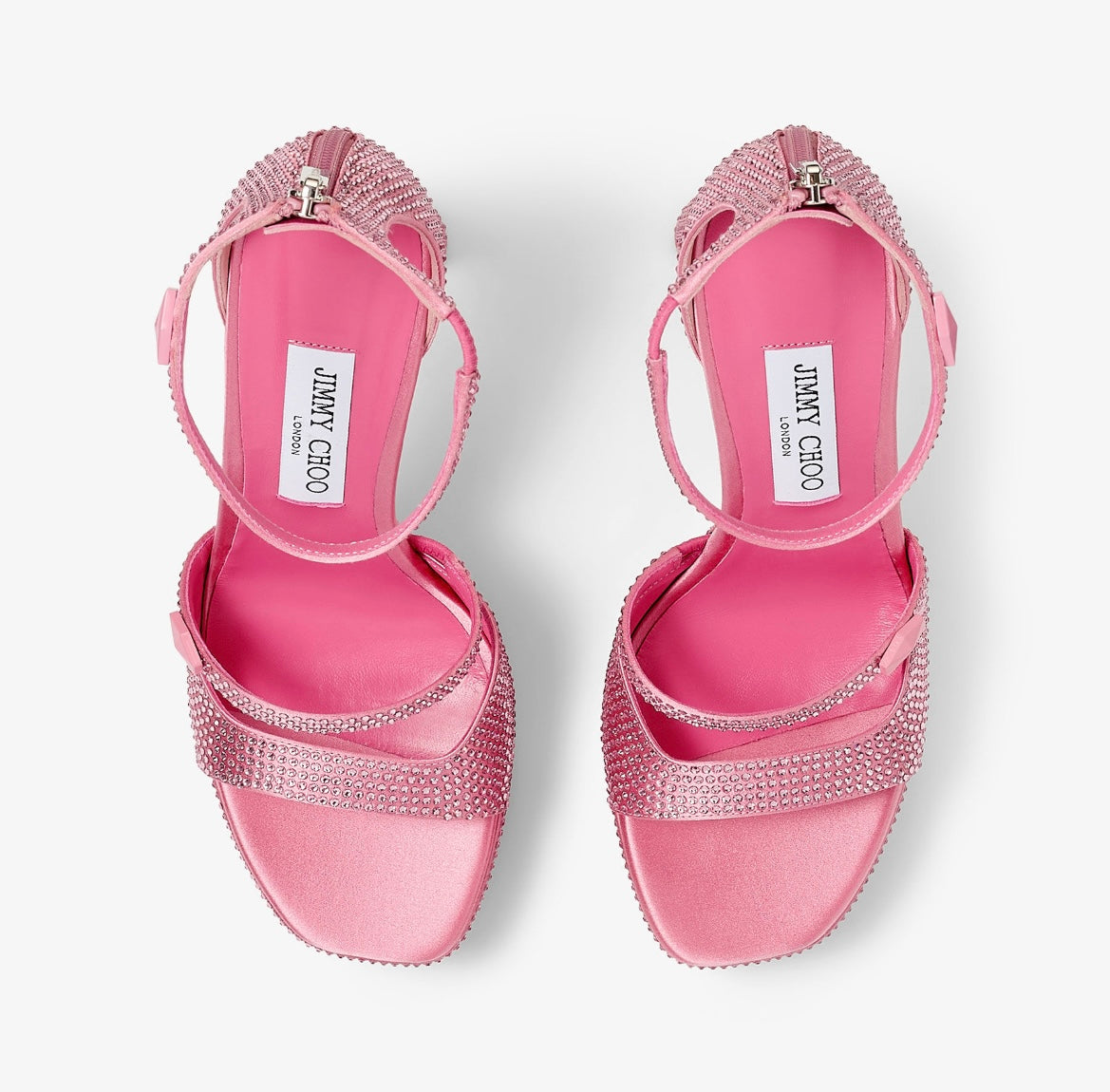 Jimmy Choo Clarissa Crystal Platforms