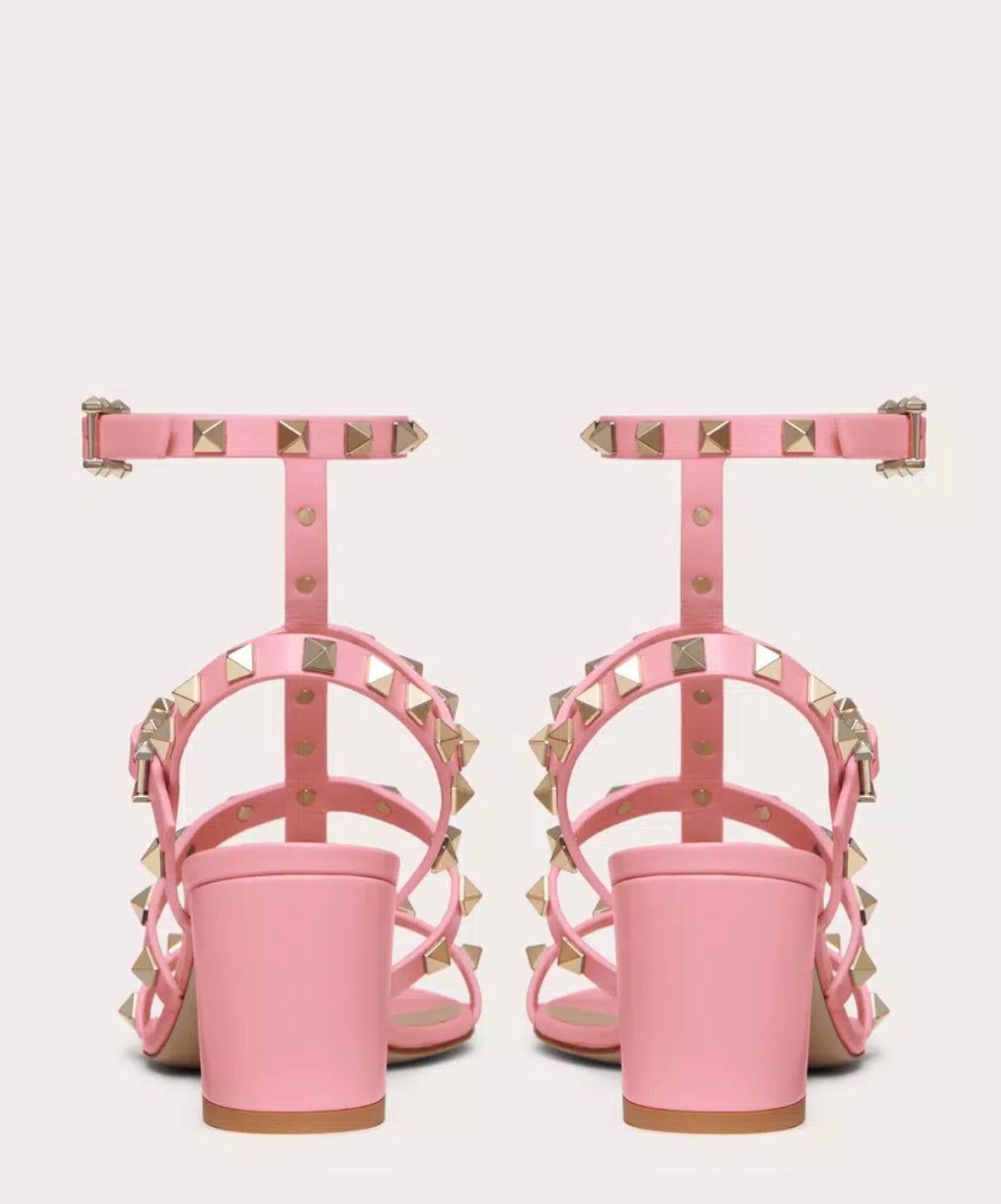 Valentino Rockstud Ankle Strap Sandal