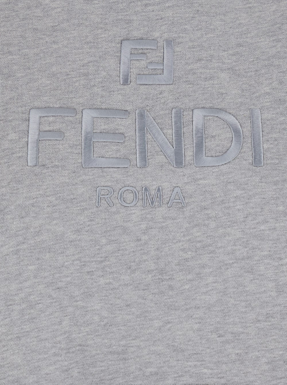 Fendi gray jersey sweatshirt