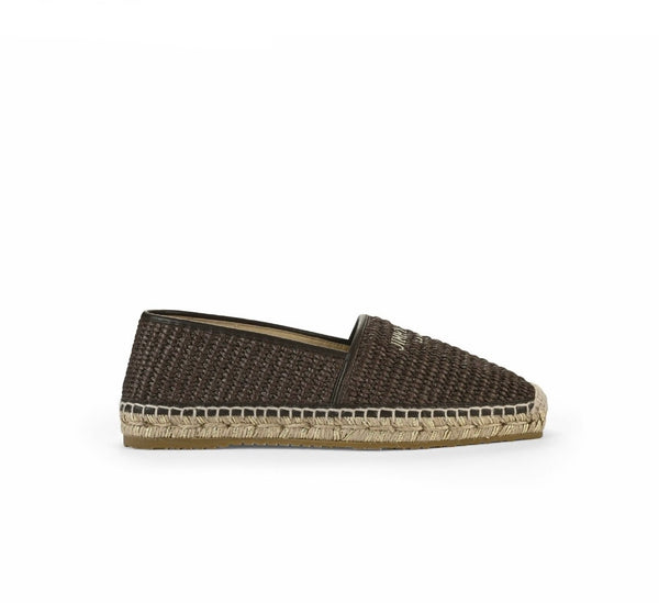 Jimmy Choo Dru Raffia Espadrille Flats