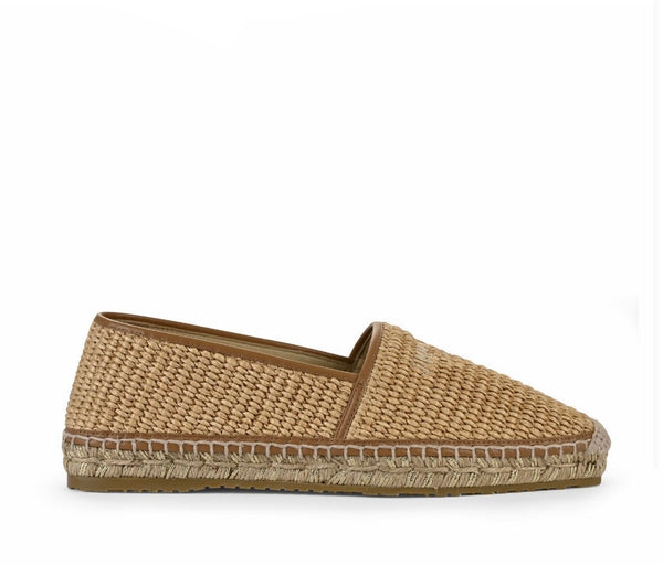 Jimmy Choo Dru Raffia Espadrille Flats