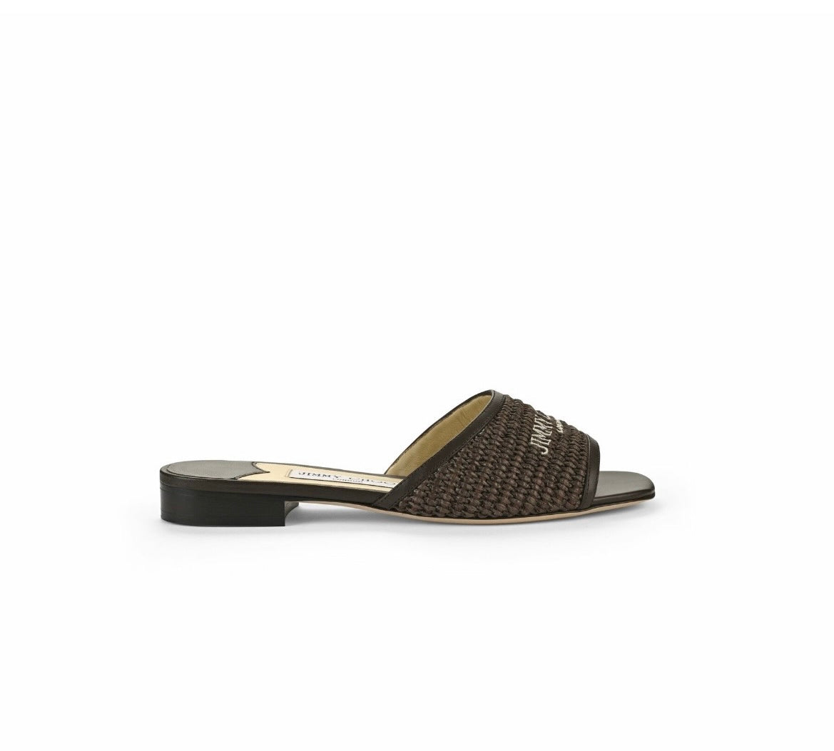 Jimmy Choo Doray Raffia Flats
