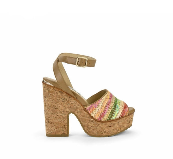 Jimmy Choo Deven Striped Wedges