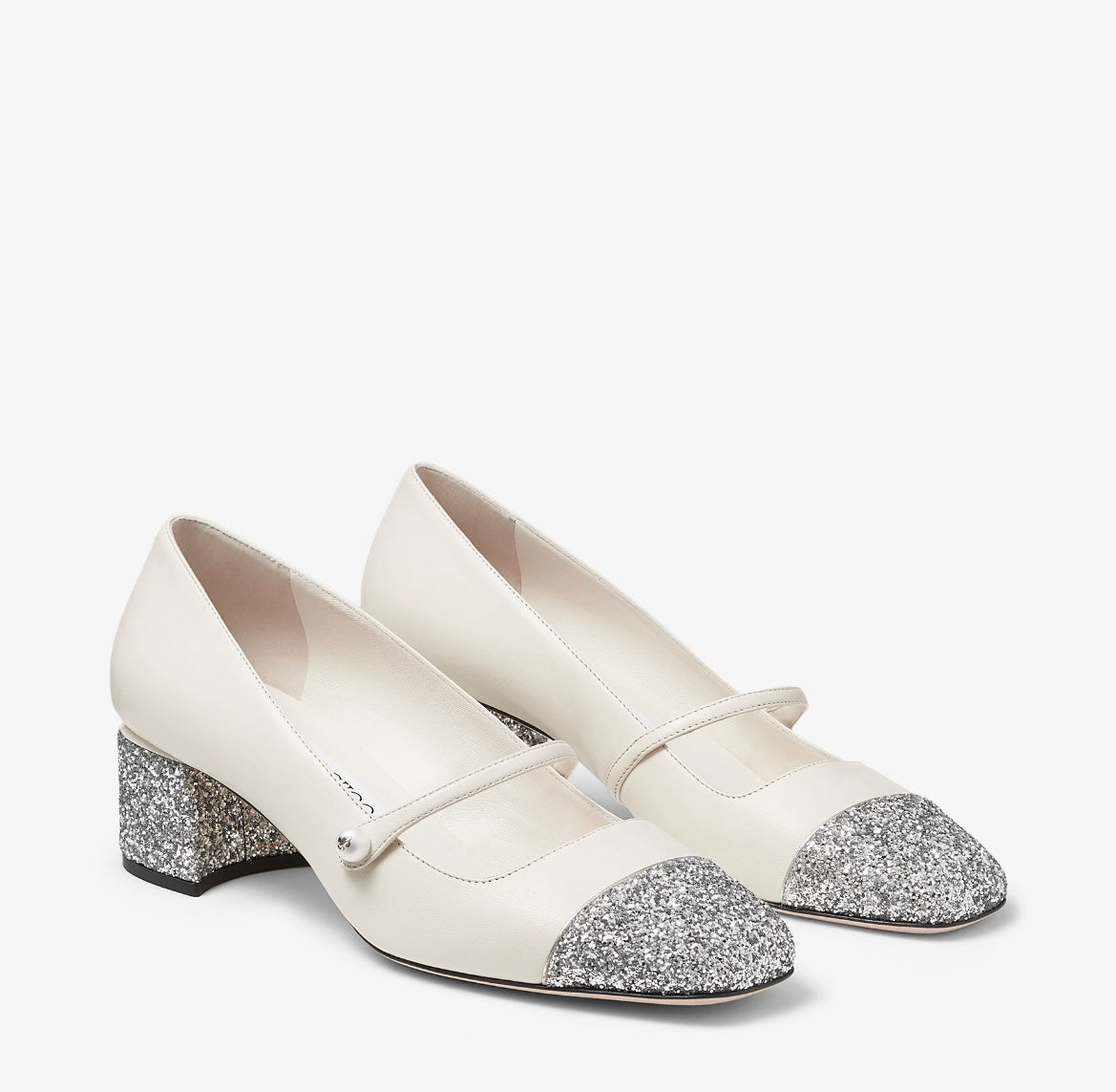 Jimmy Choo Elisa Glitter Pumps