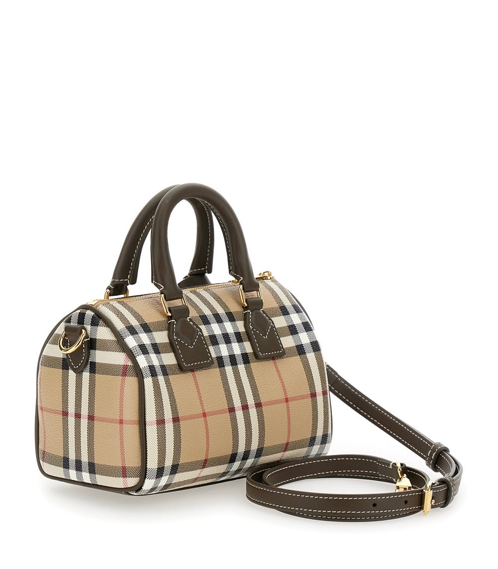 Burberry Mini Check Bowling bag