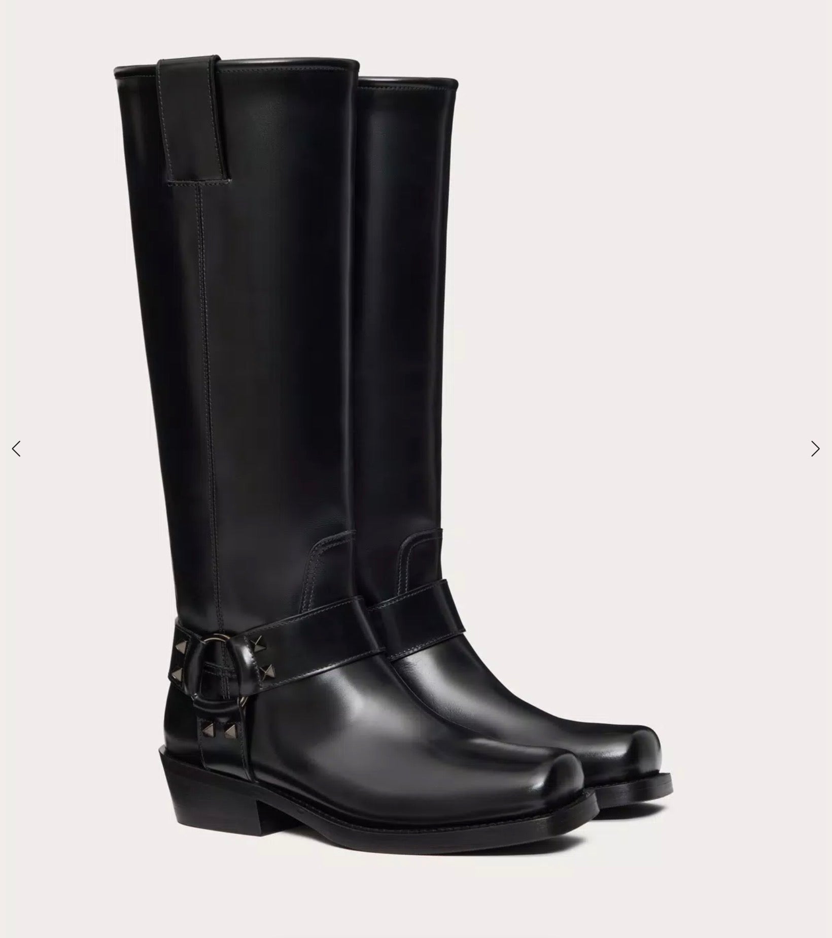 Valentino Rockstud Biker Boots