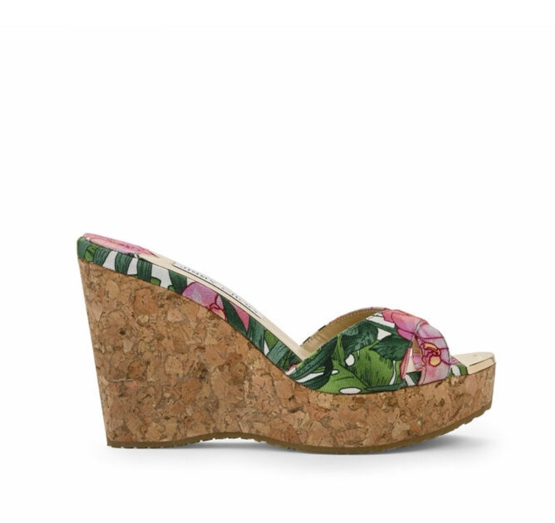 Jimmy Choo Perfume Floral Wedges