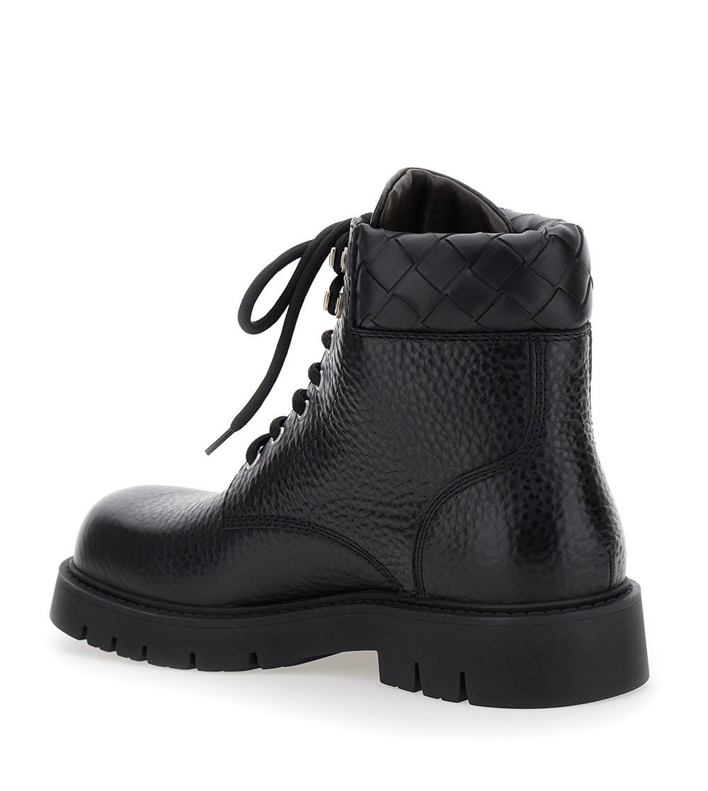 Bottega Veneta Haddock lace up ankle boots