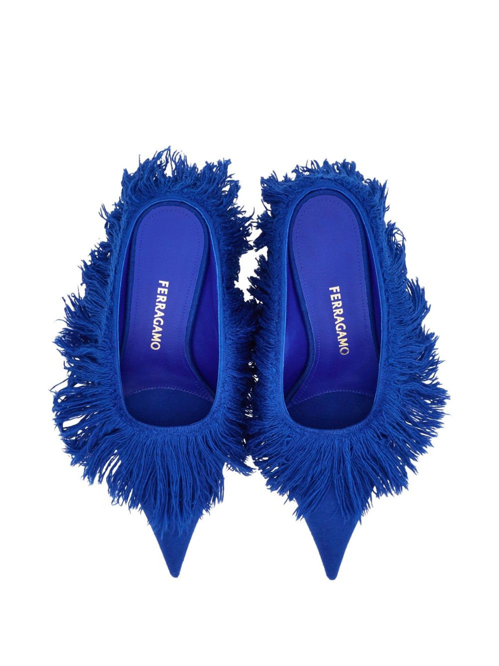 Ferragamo Fringe Eva Mules
