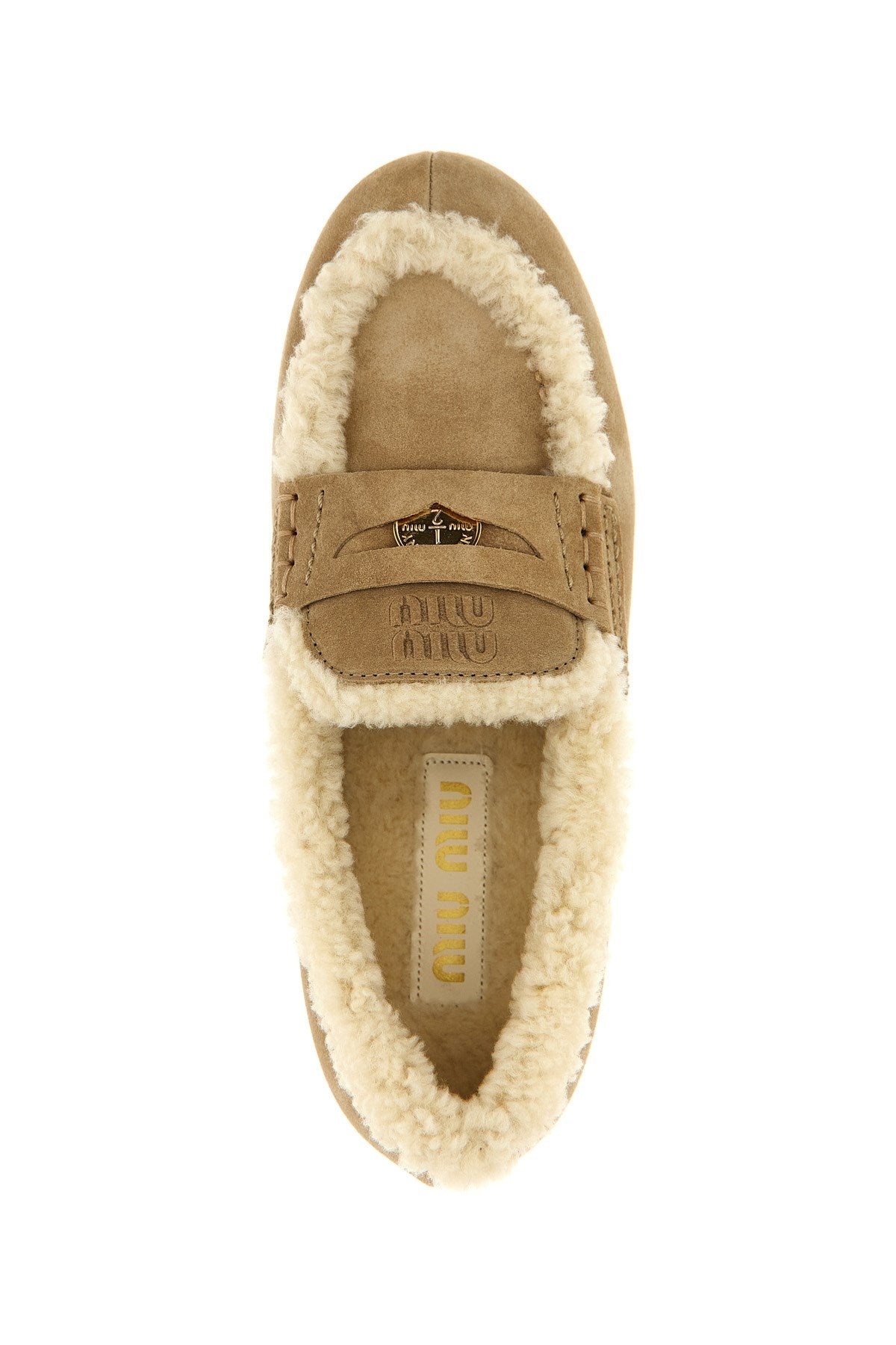 MIU MIU SUEDE LOAFERS