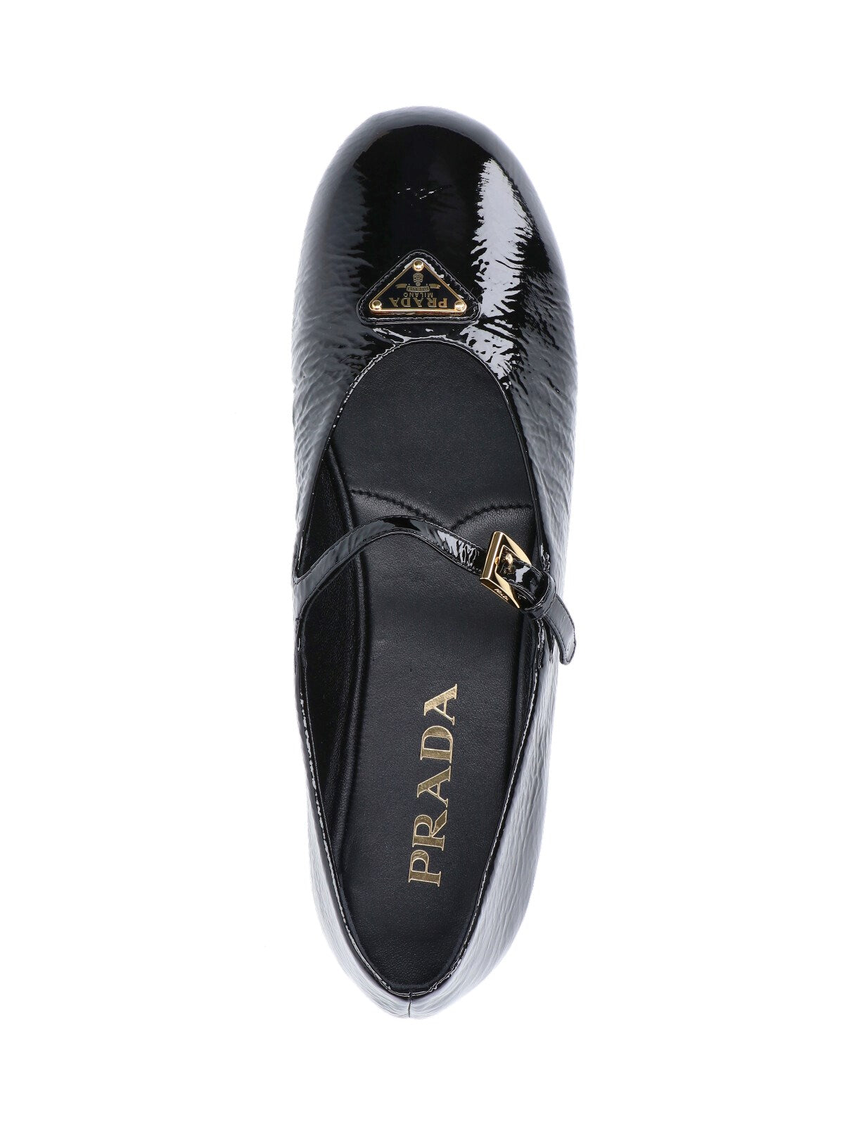 PRADA leather ballerinas