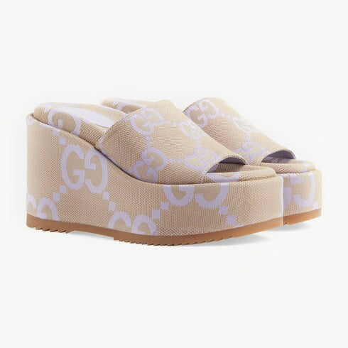 Gucci GG Jumbo Platform Sandals