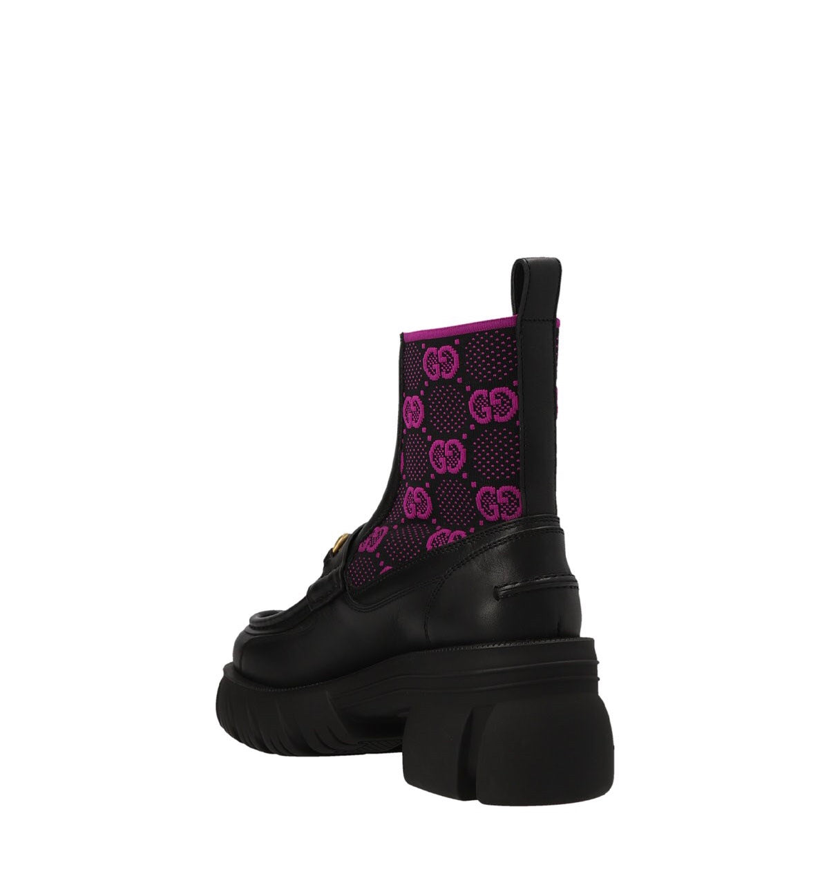 Gucci Horsebit GG Ankle Boots