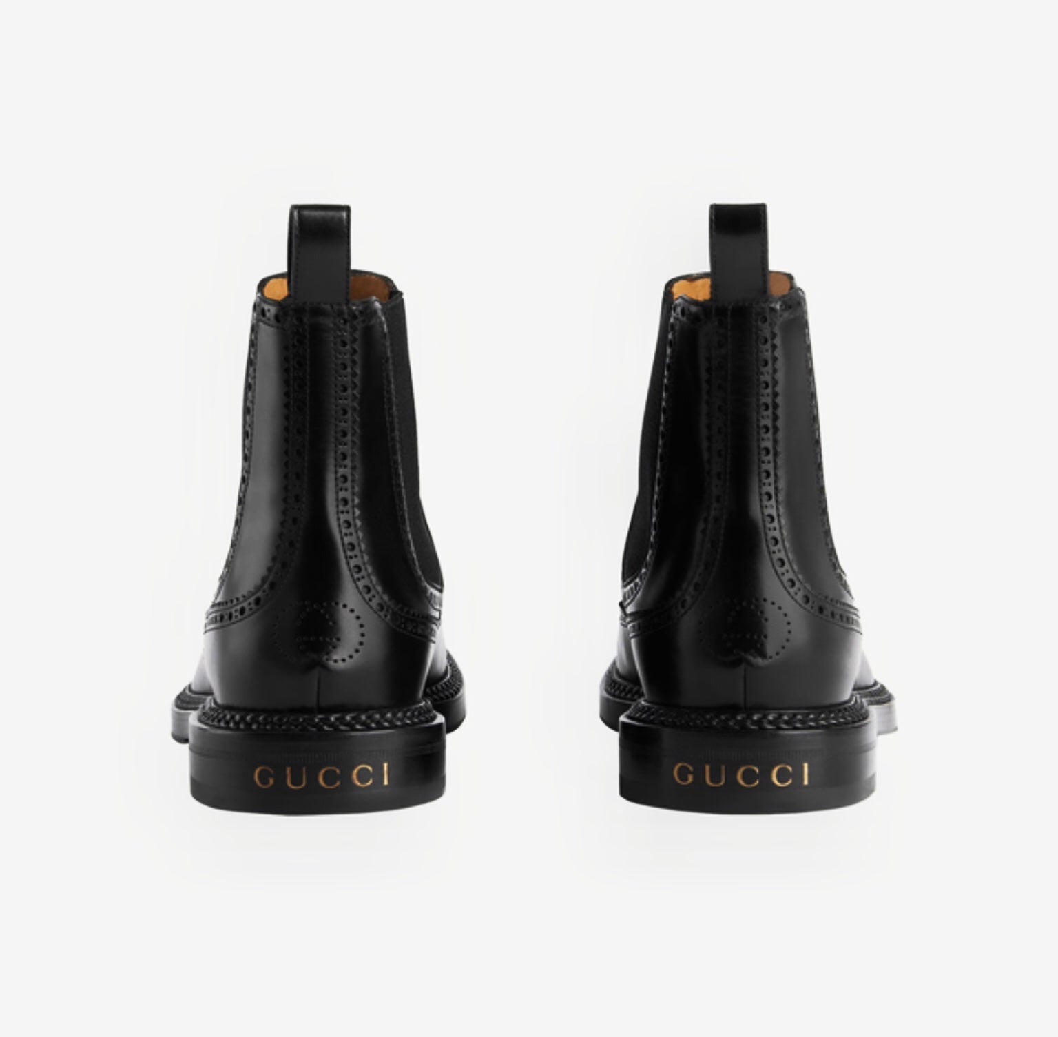 Gucci Leather Ankle Boots