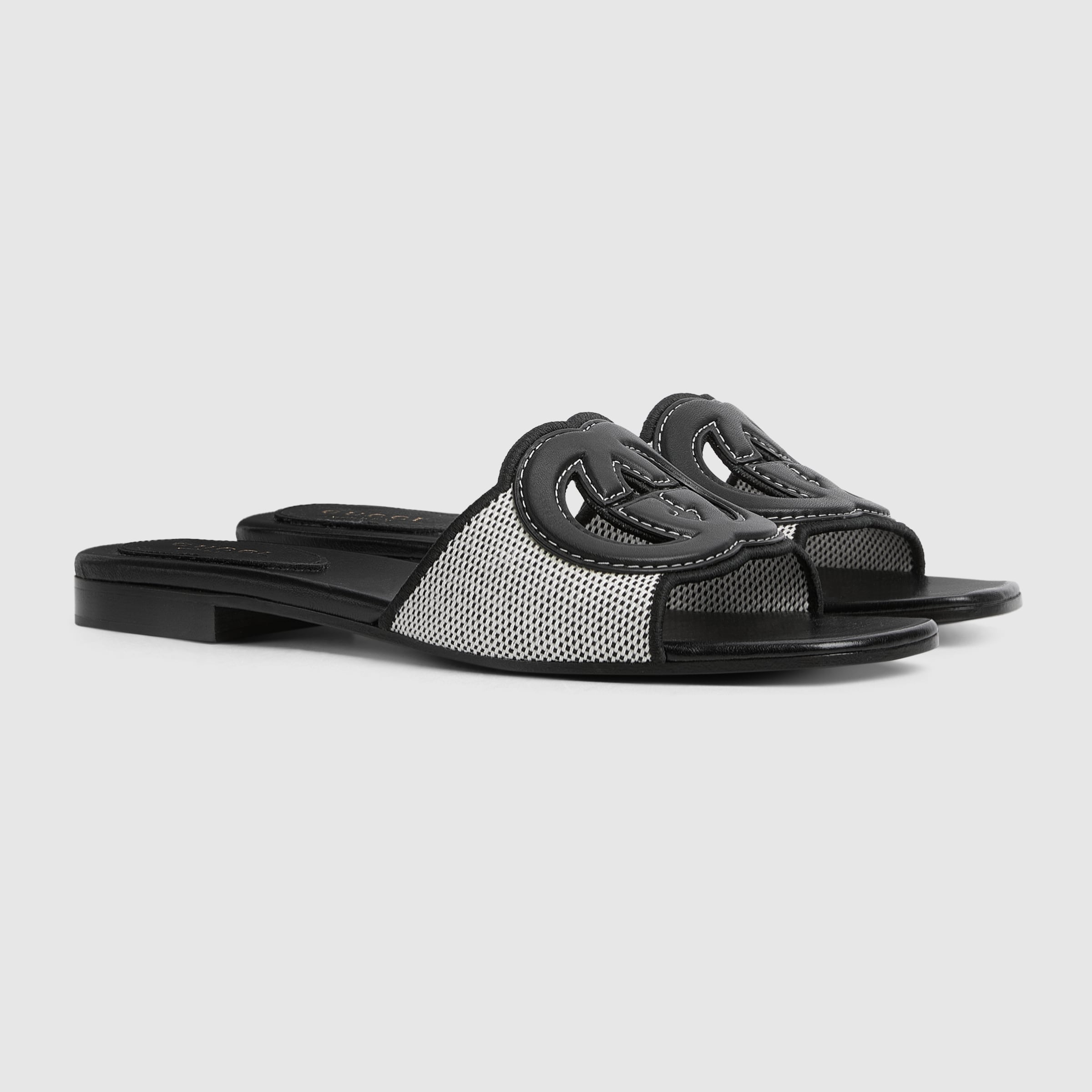 Gucci Interlocking G Slide Sandals