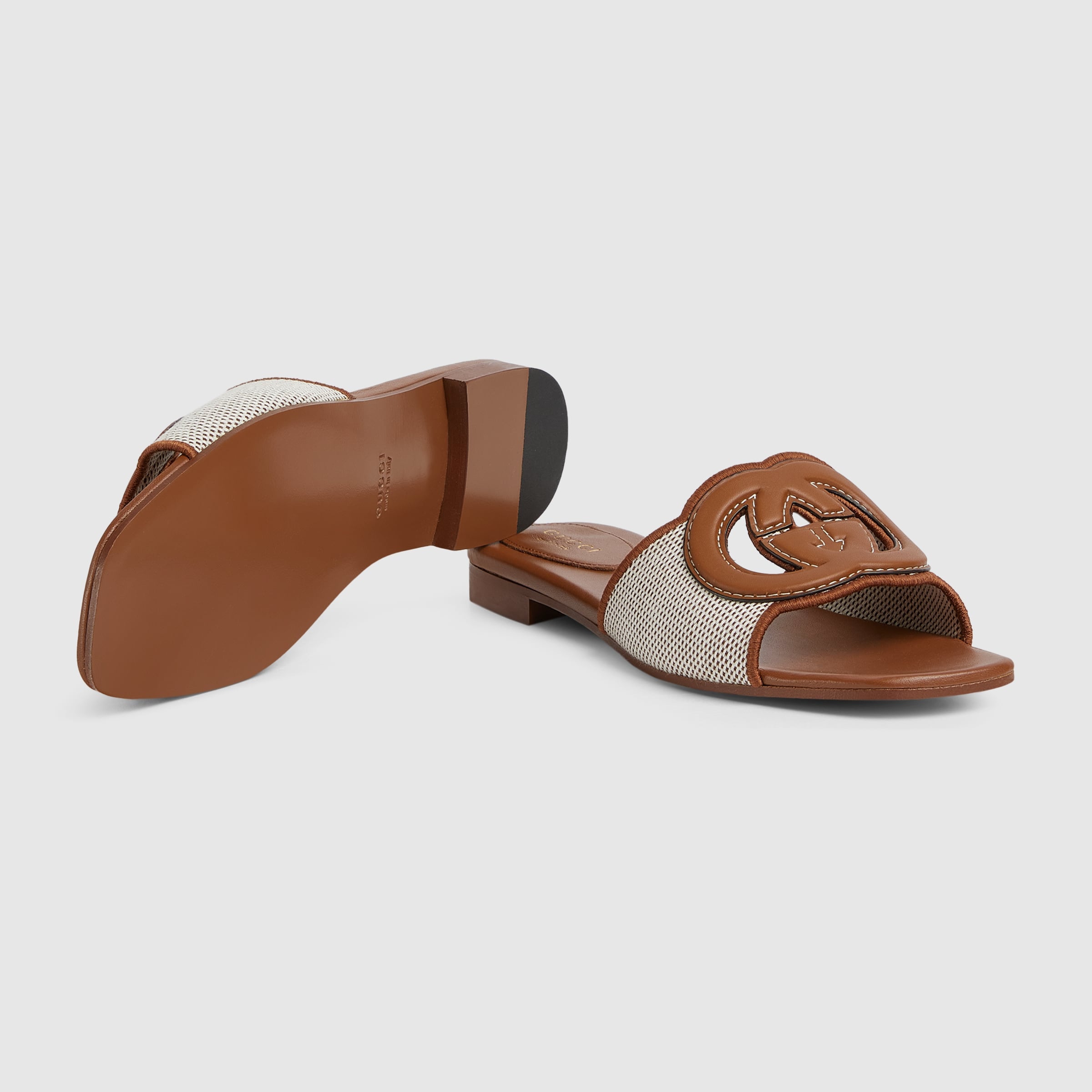 Gucci Interlocking G Slide Sandals