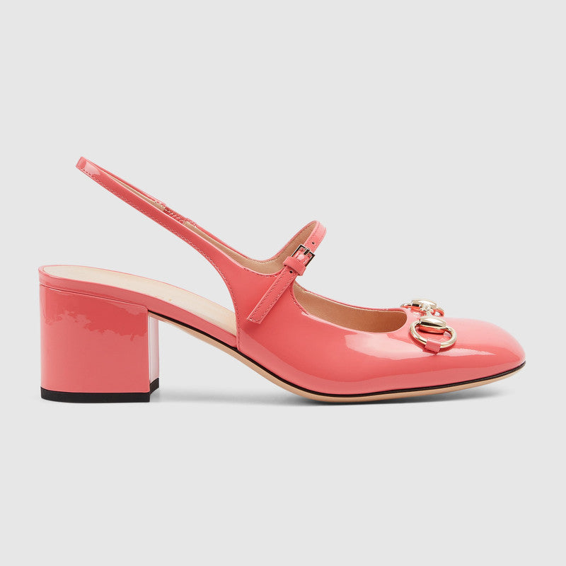 Gucci Horsebit Patent Leather Pumps