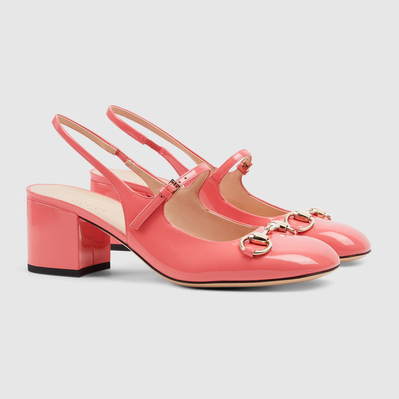 Gucci Horsebit Patent Leather Pumps