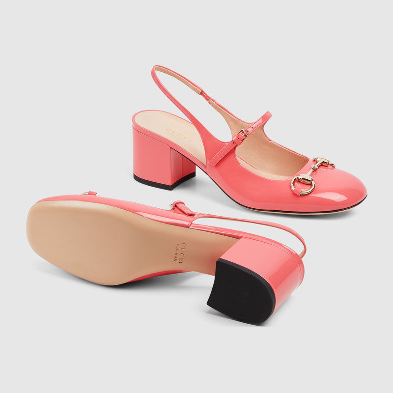Gucci Horsebit Patent Leather Pumps
