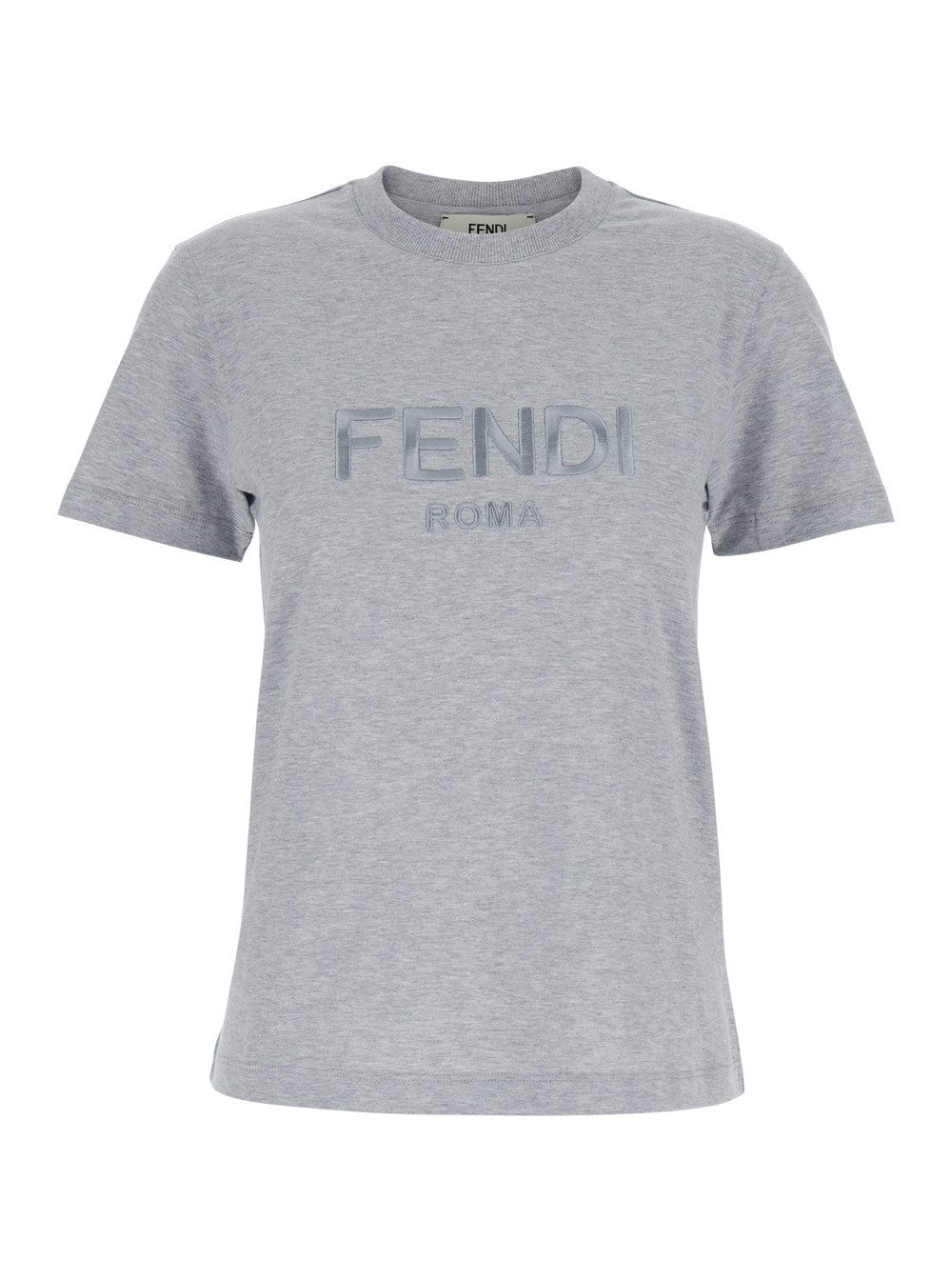 Fendi logo cotton t-shirt