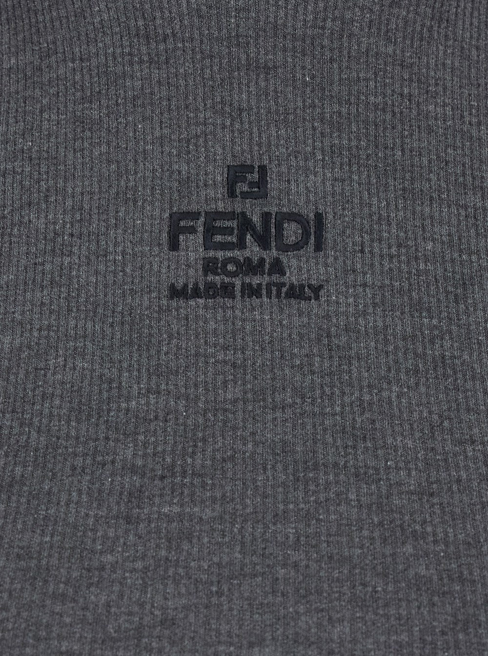 Fendi grey cotton top