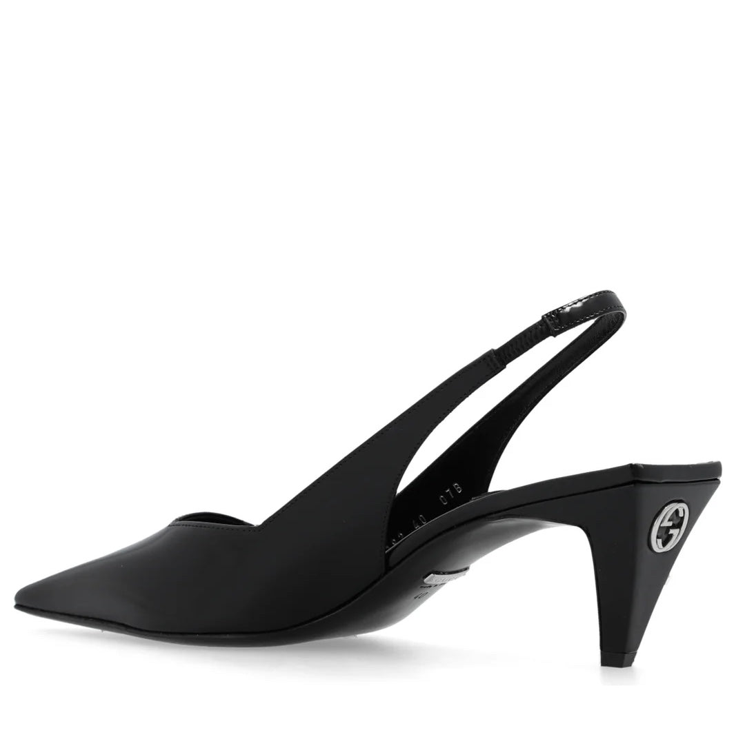 Gucci Interlocking G Slingback Pumps