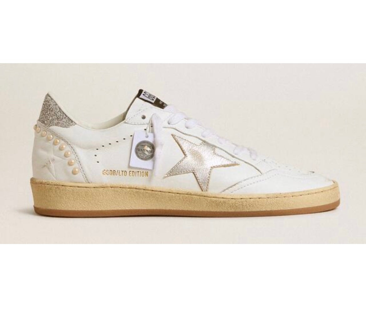 Golden Goose Ball Star Pearl Sneakers