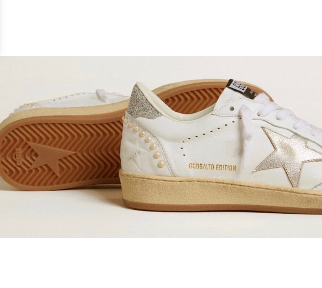 Golden Goose Ball Star Pearl Sneakers