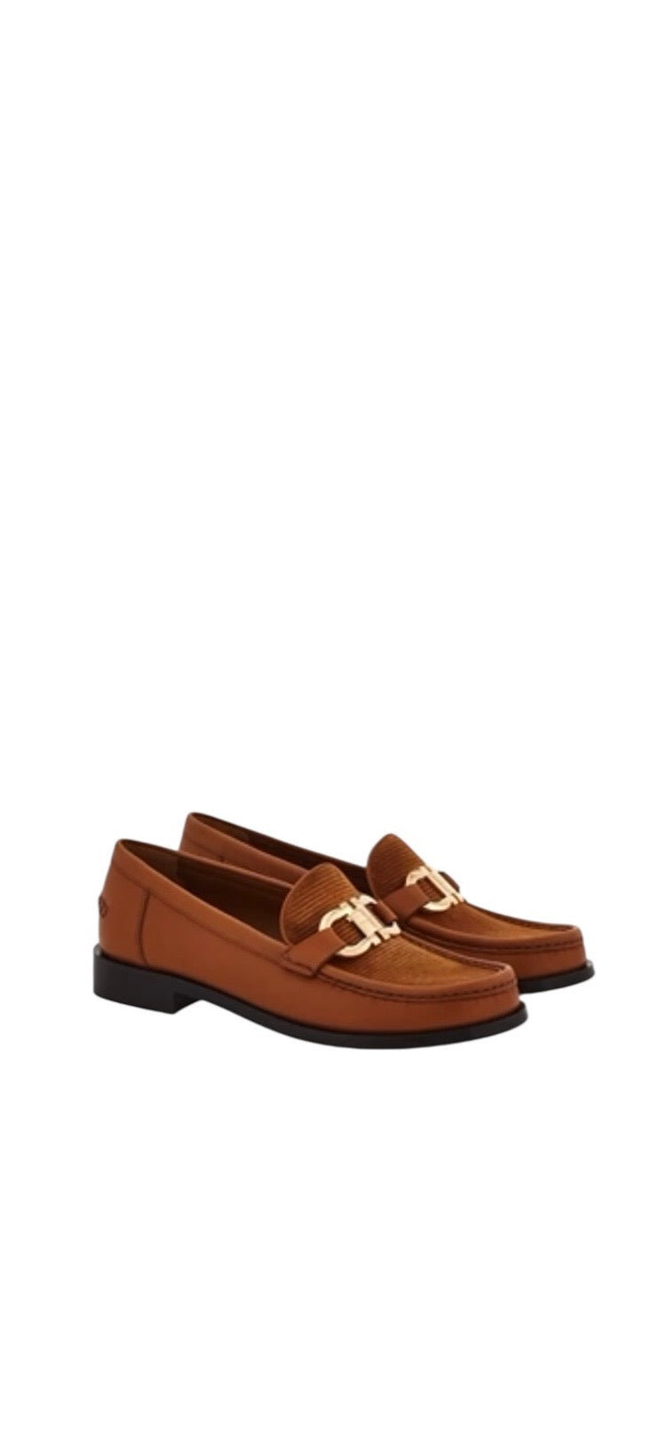 Ferragamo Gancini Ornament Moccasin