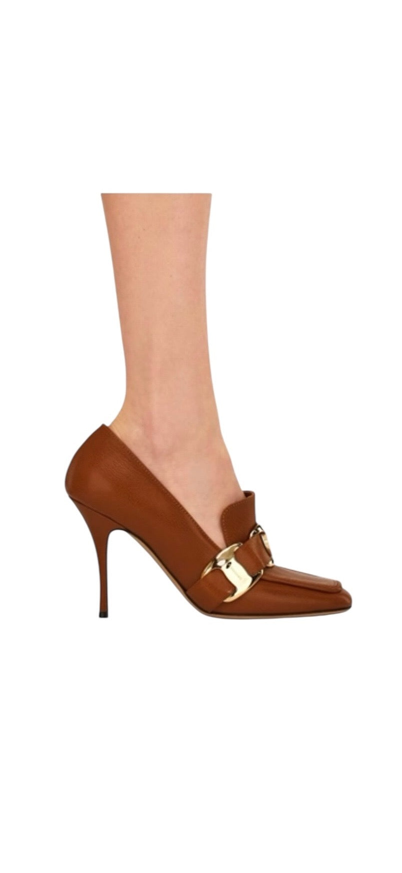 Ferragamo Maxi Vara Plate Pump