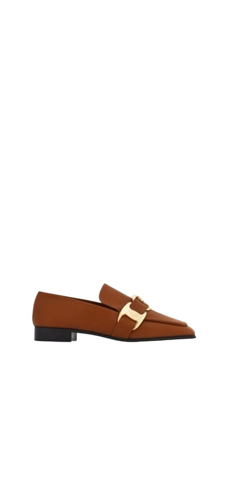 Ferragamo Maxi Vara Plate Loafer
