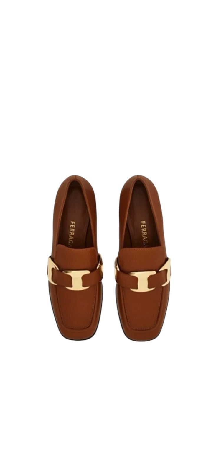 Ferragamo Maxi Vara Plate Loafer