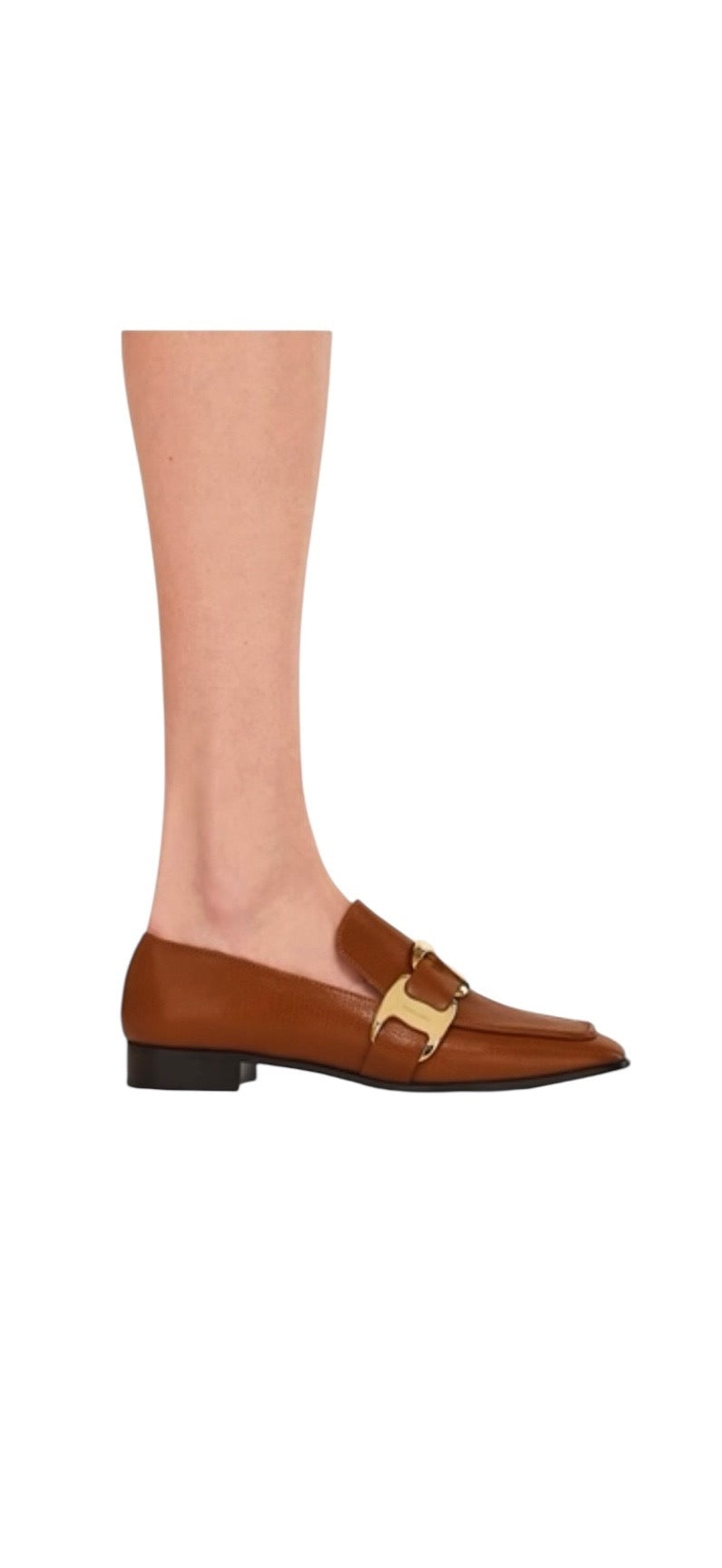 Ferragamo Maxi Vara Plate Loafer