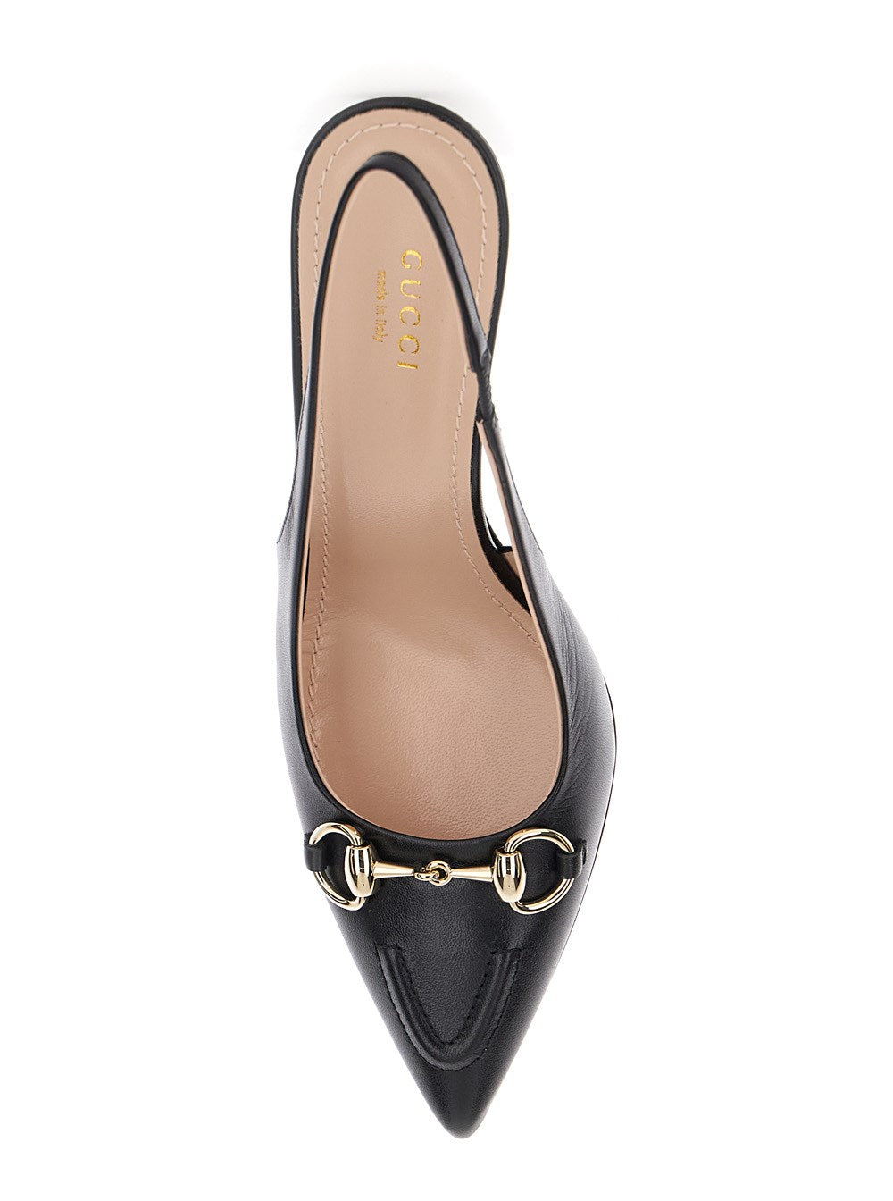 Gucci women’s leather slingback pumps