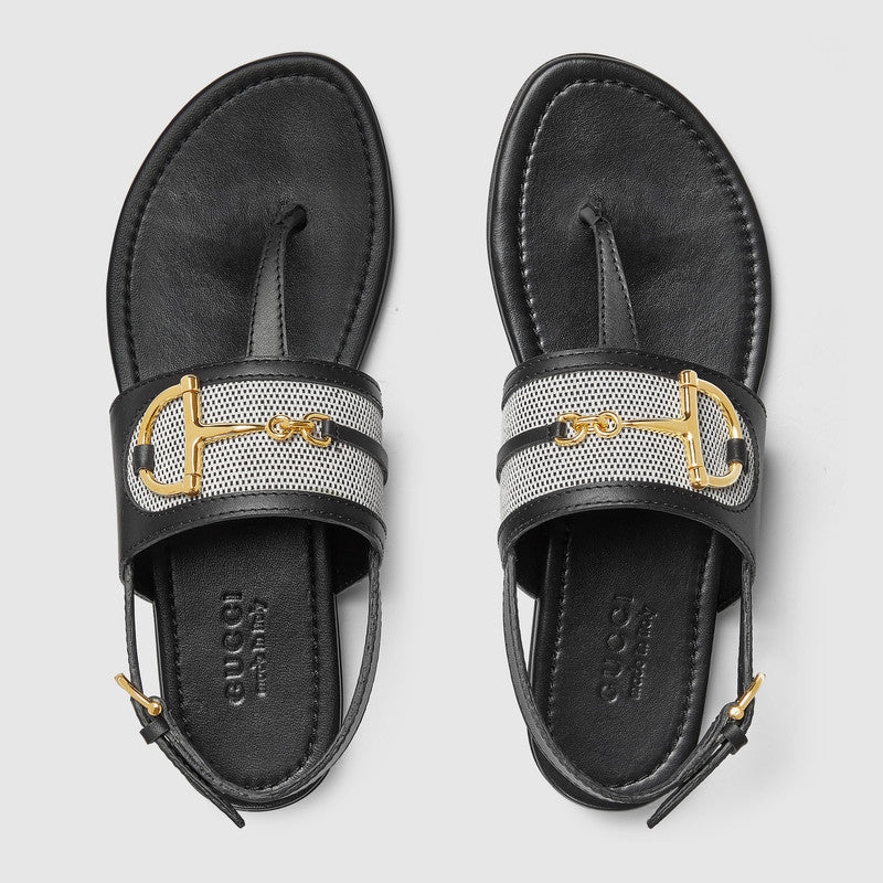 Gucci Horsebit Thong Sandals