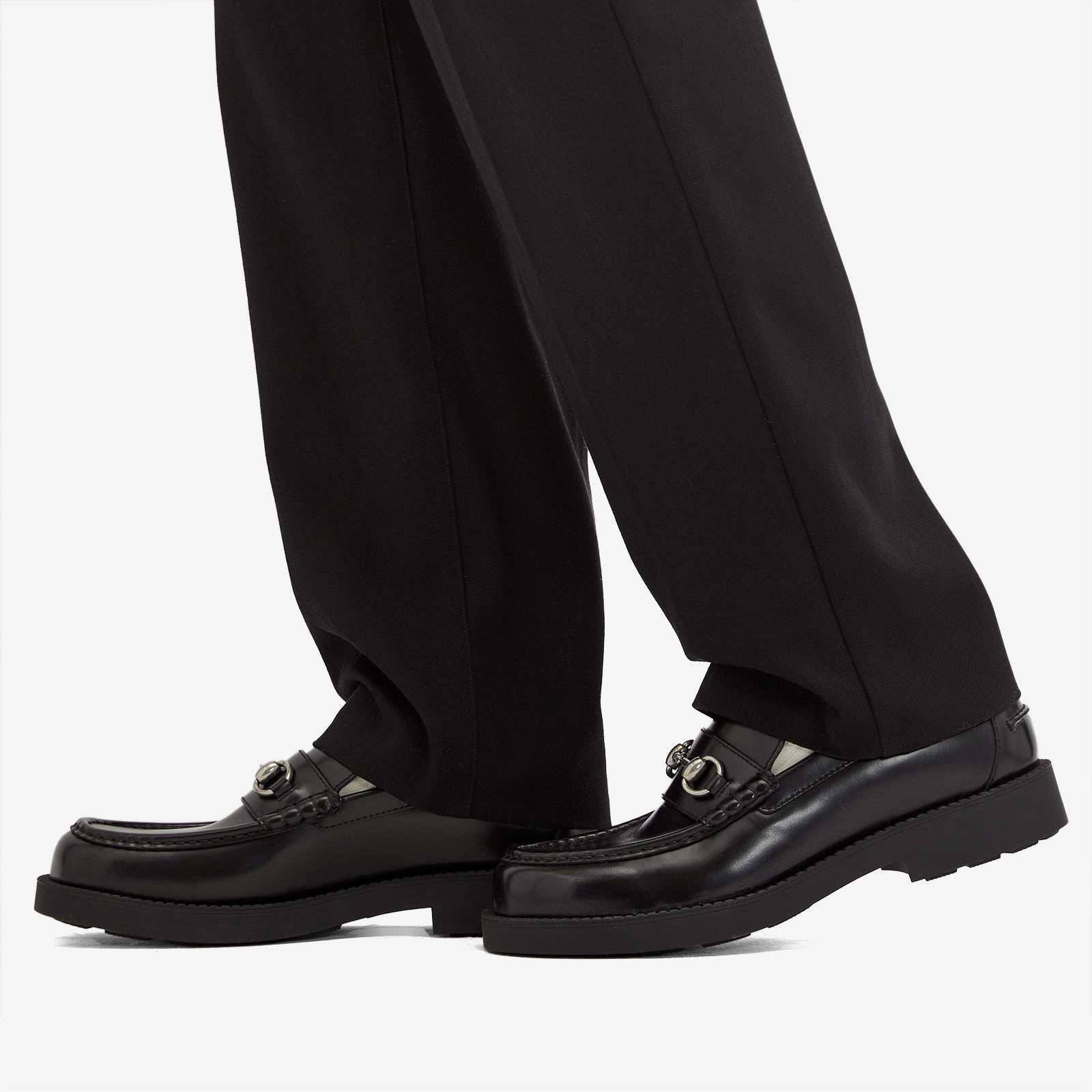 Gucci Horsebit Leather Loafers