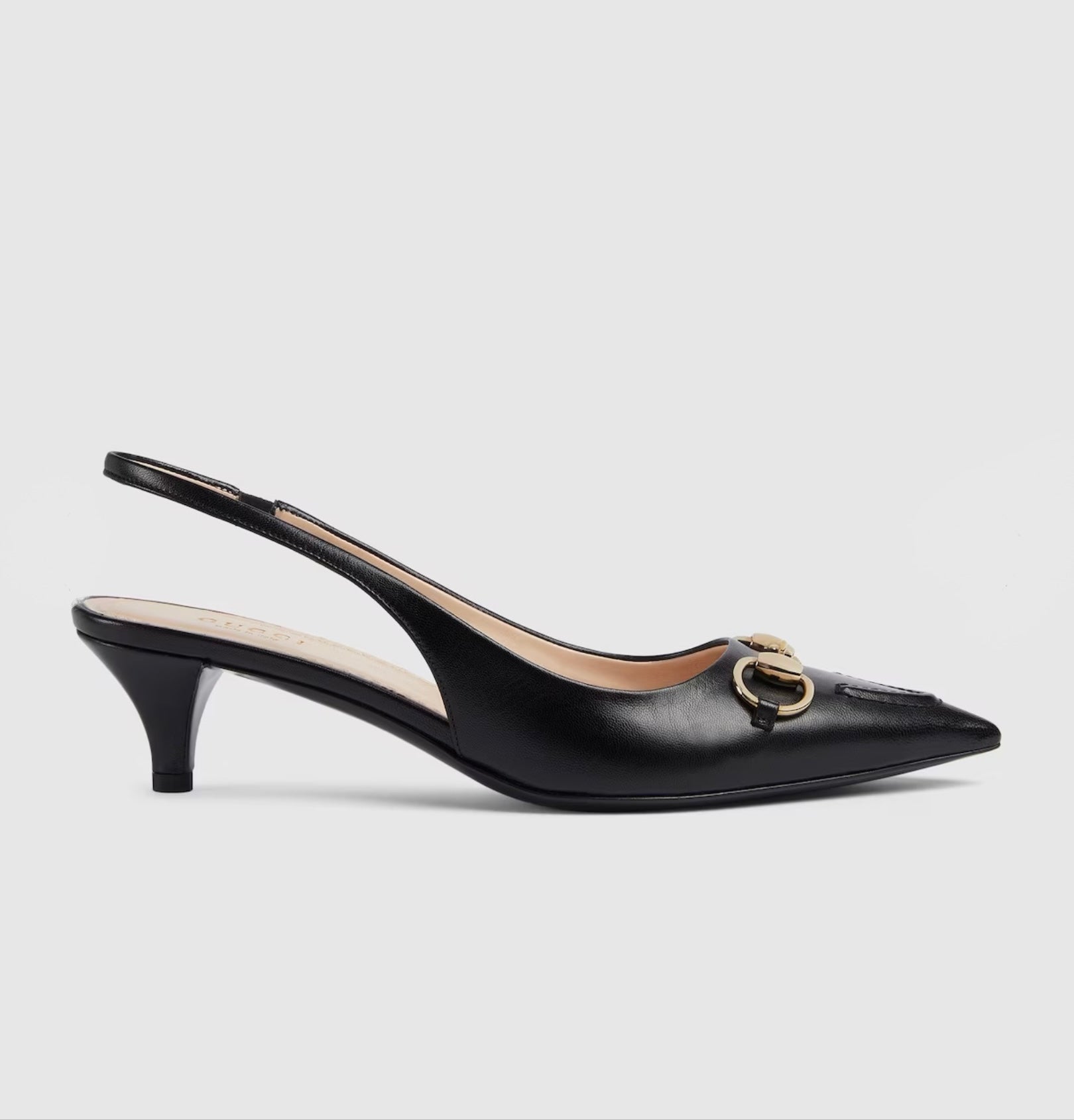 Gucci women’s GG Horsebit slingback pumps