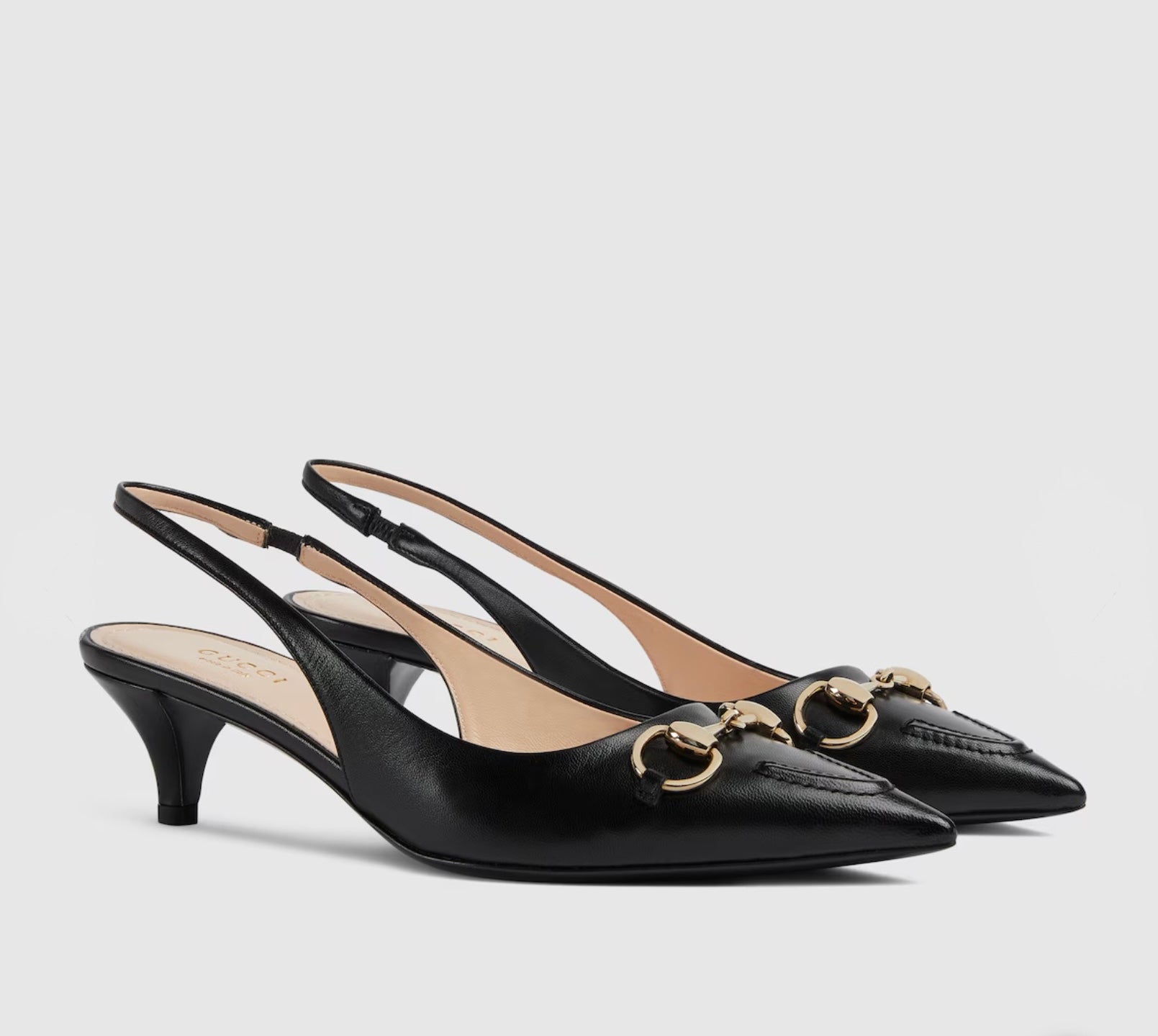 Gucci women’s GG Horsebit slingback pumps